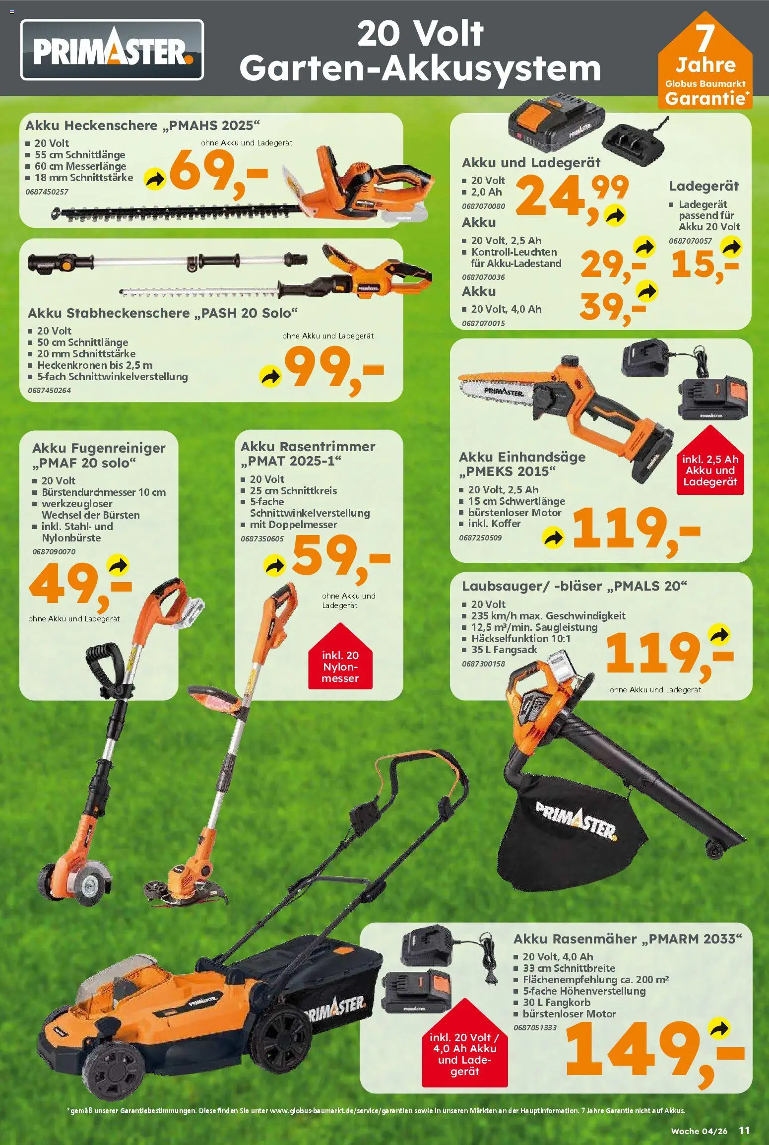 Globus Baumarkt Prospekt 	 – gültig ab 19.01.2026 | Seite: 11