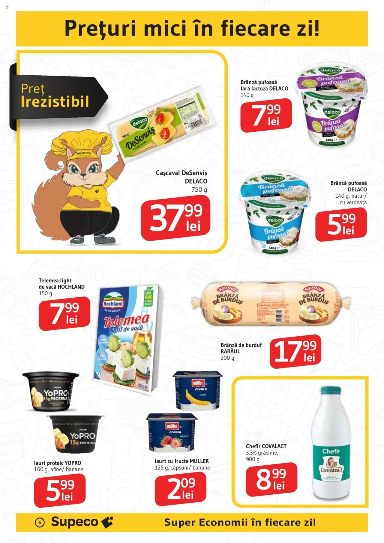Noul catalog Supeco – valabil de la 18.09.2025 | Pagină: 6 | Produse: Cașcaval, Banane, Fructe, Verdeață