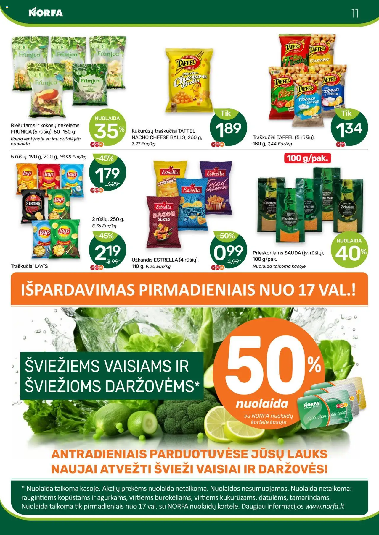 NORFA leidinys│galioja nuo 26.06.2025 | Puslapis: 11 | Prekių: Traškučiai