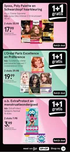 Etos - Black Friday - Voorbeeld van een folder van Etos, geldig van 24.11.2025 | Pagina: 19 | Producten: Kan, Ondergoed, Tampons, Crème