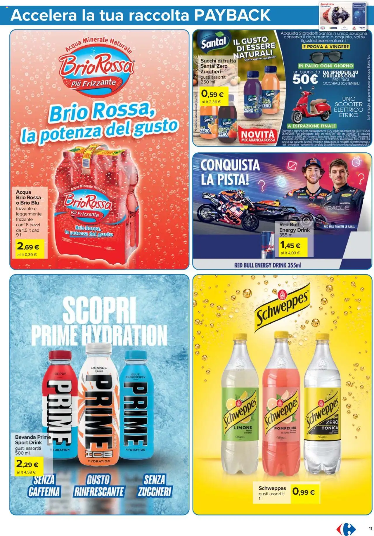 Volantino Carrefour del 21.08.2025 | Pagina: 11 | Prodotti: Acqua, Frutta, Limone, Arancia