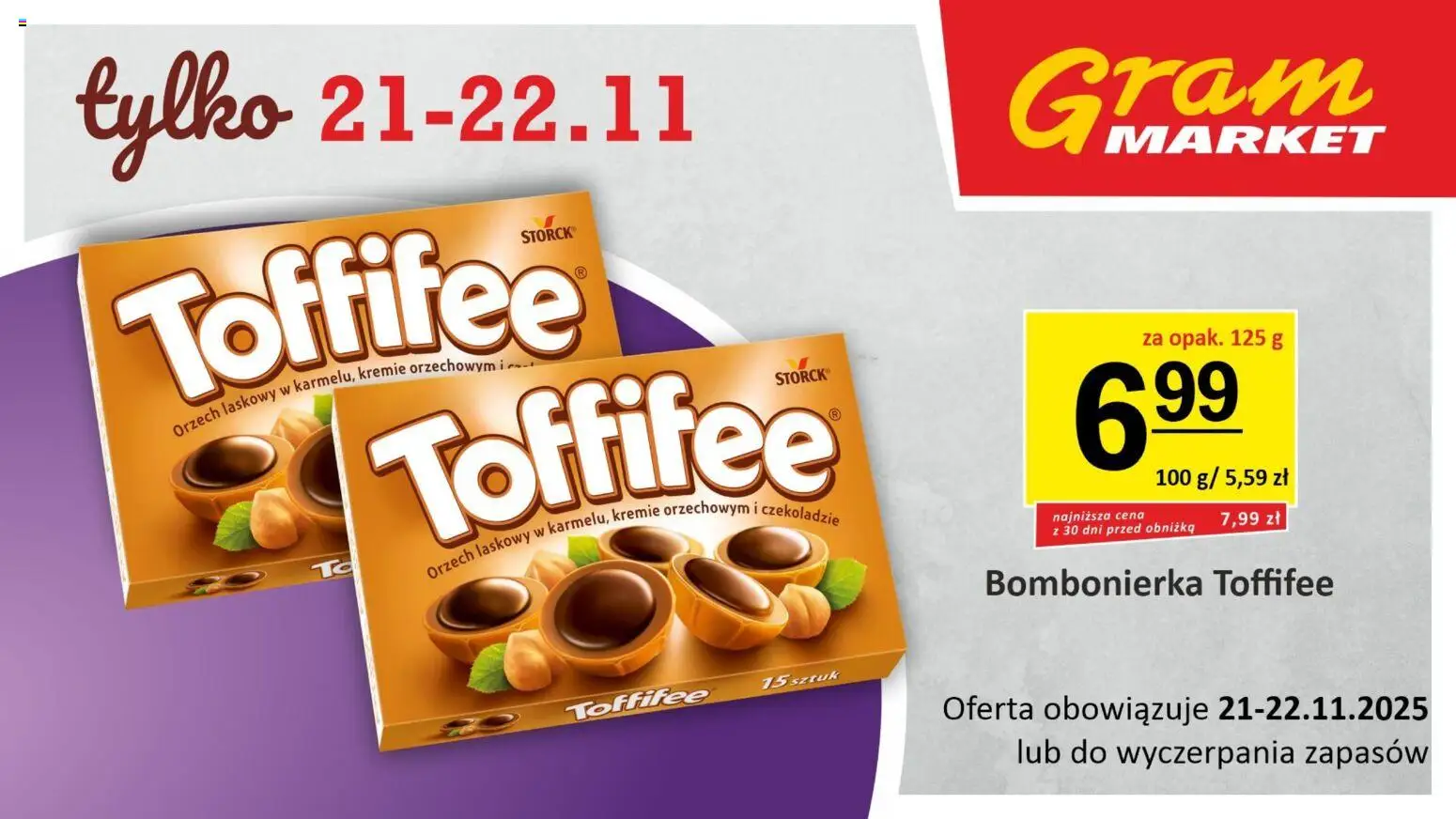 Gram Market Black Friday od 21.11.2025 | Strona: 9 | Produkty: Bombonierka, Toffifee