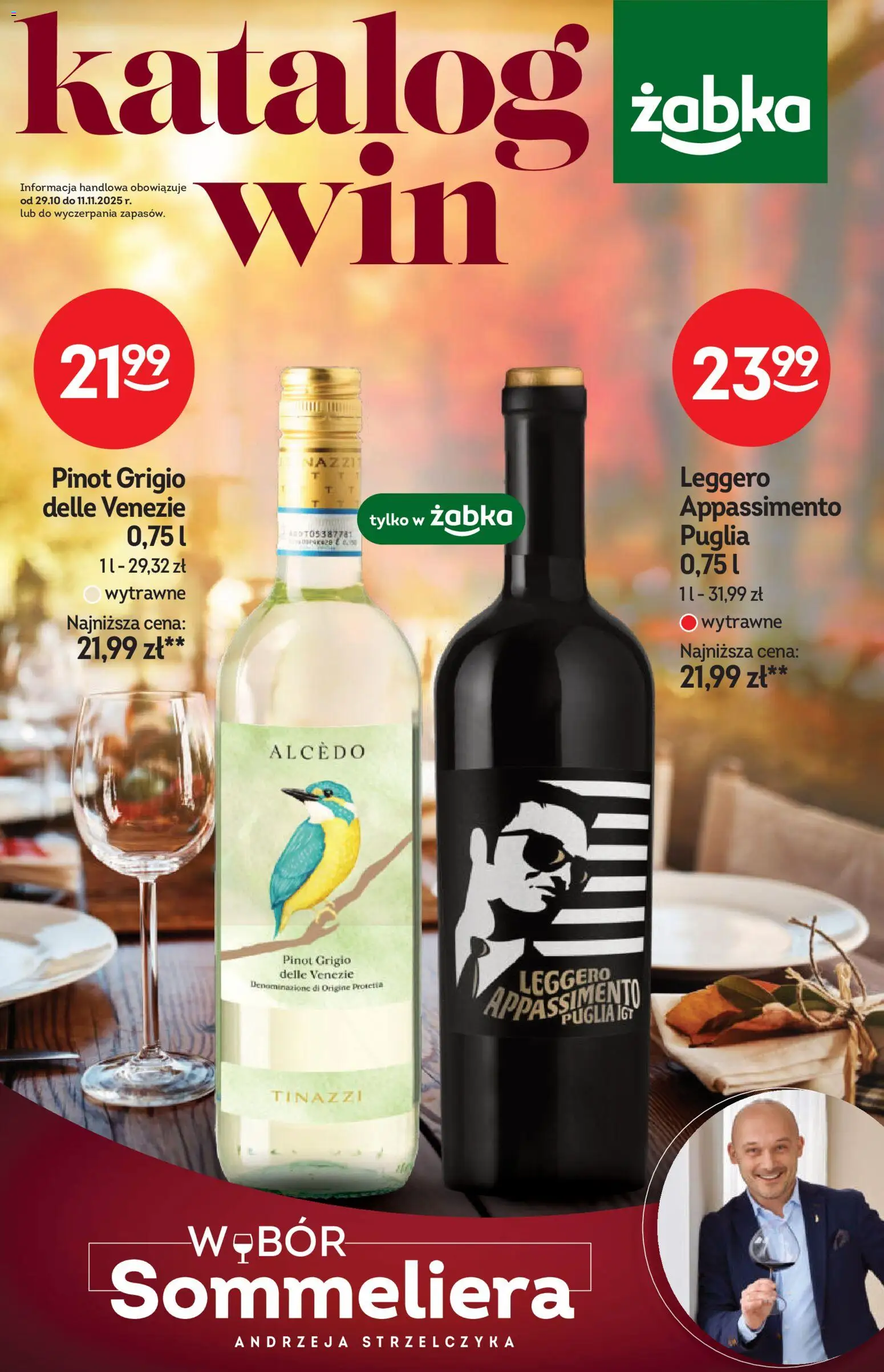 Żabka Gazetka - Katalog win od 29.10.2025 | Strona: 1