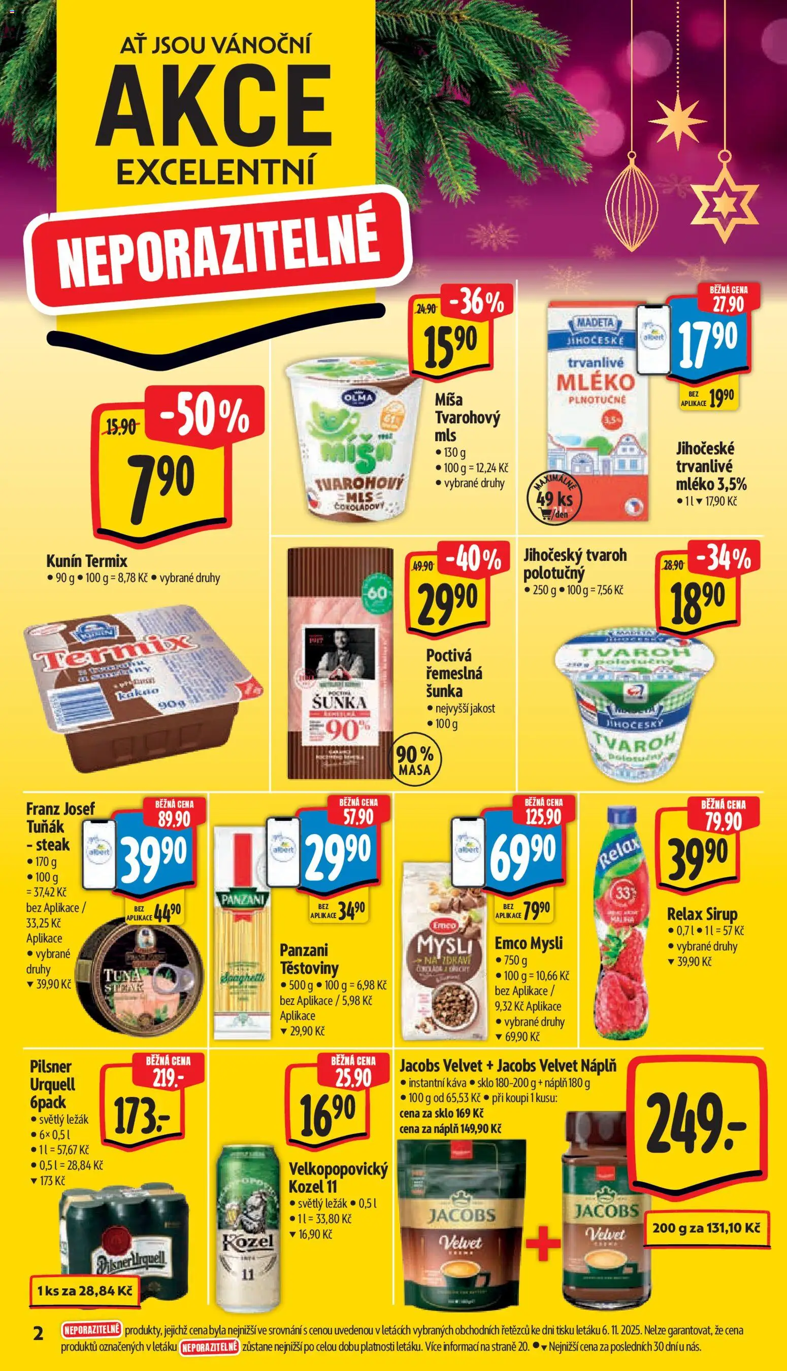 Albert Black Friday od 12.11.2025 | Strana: 6 | Produkty: Emco Mysli, Tvaroh, Jacobs, Kakao