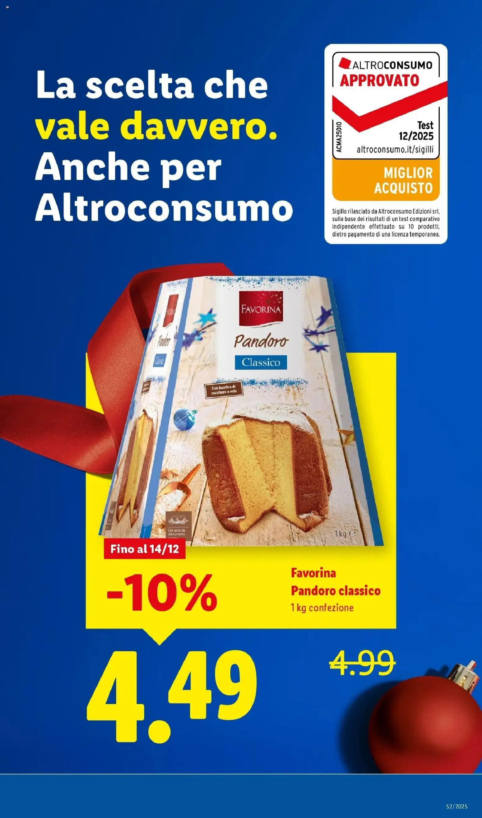 Volantino Lidl del 21.12.2025 | Pagina: 51 | Prodotti: Zucchero, Pandoro