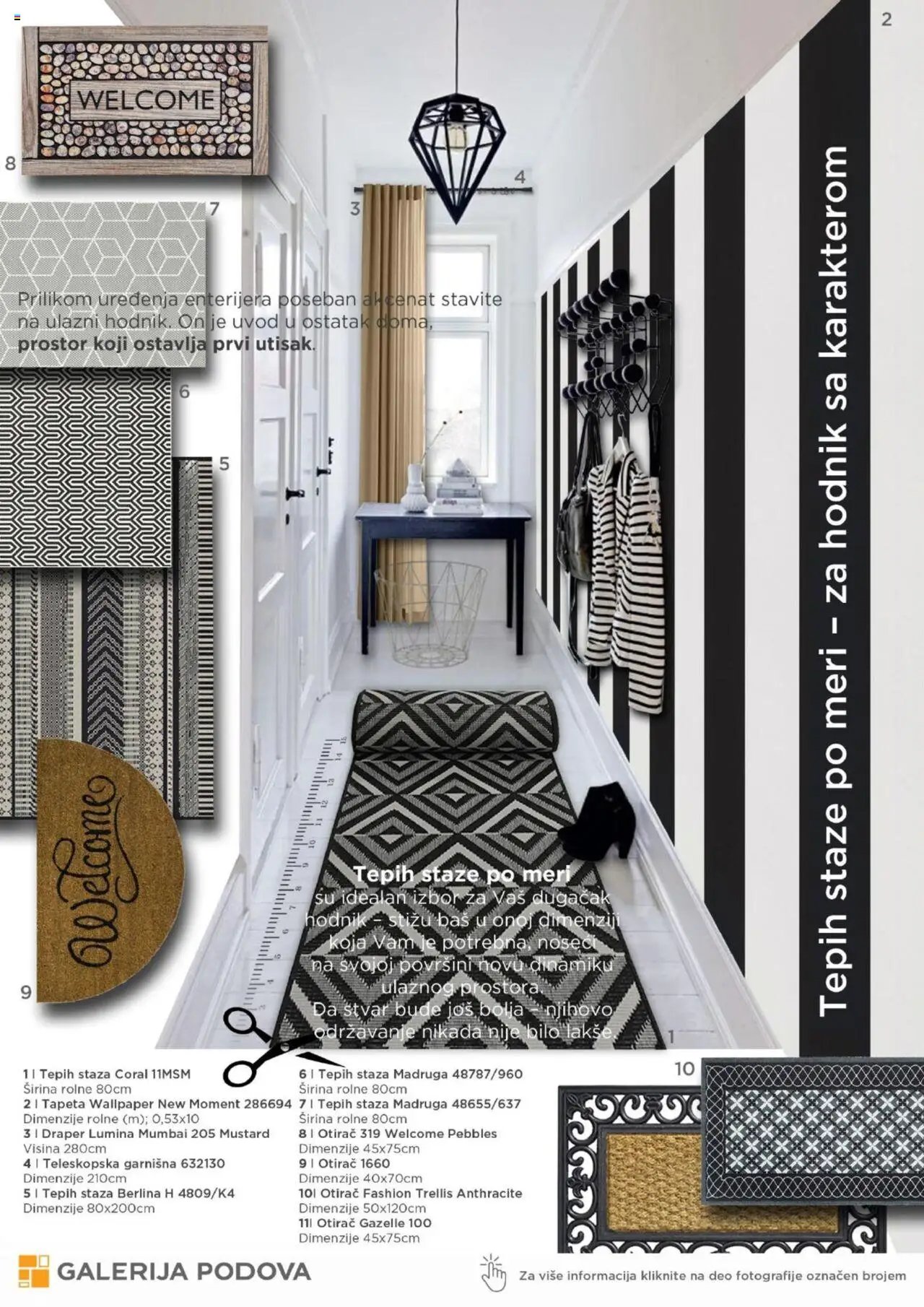 Galerija Podova katalog - važi od 20.05.2025 | Strana: 34 | Proizvode: Tepih, Otirač