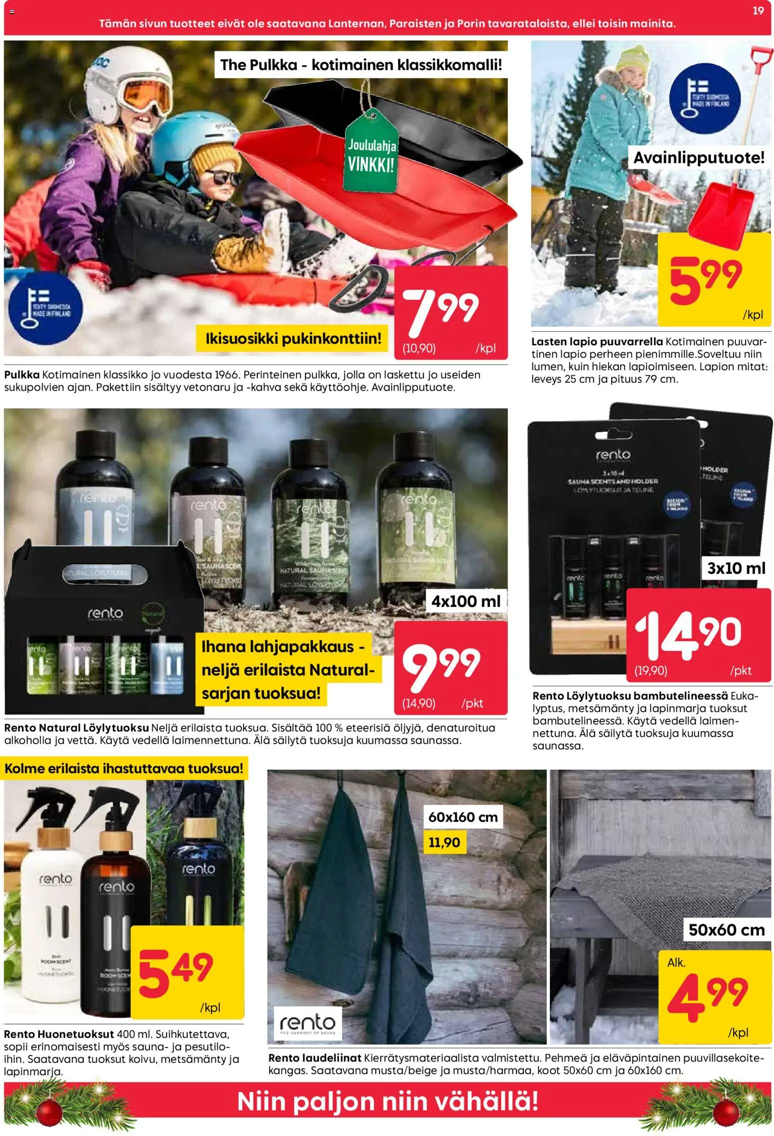 Rusta tarjoukset – voimassa 15.12.2025 alkaen | Sivu: 19 | Tuotteet: Lapio