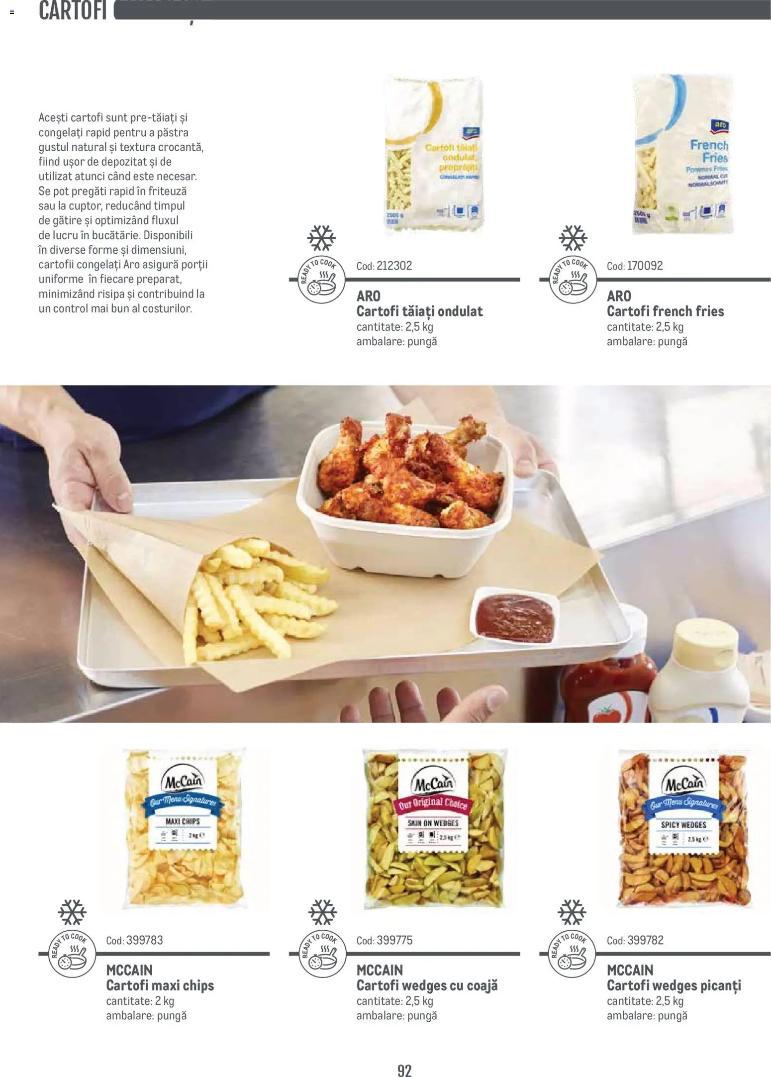 Noul catalog Metro – valabil de la 14.11.2024 | Pagină: 92 | Produse: Pungă, Friteuză, Cartofi