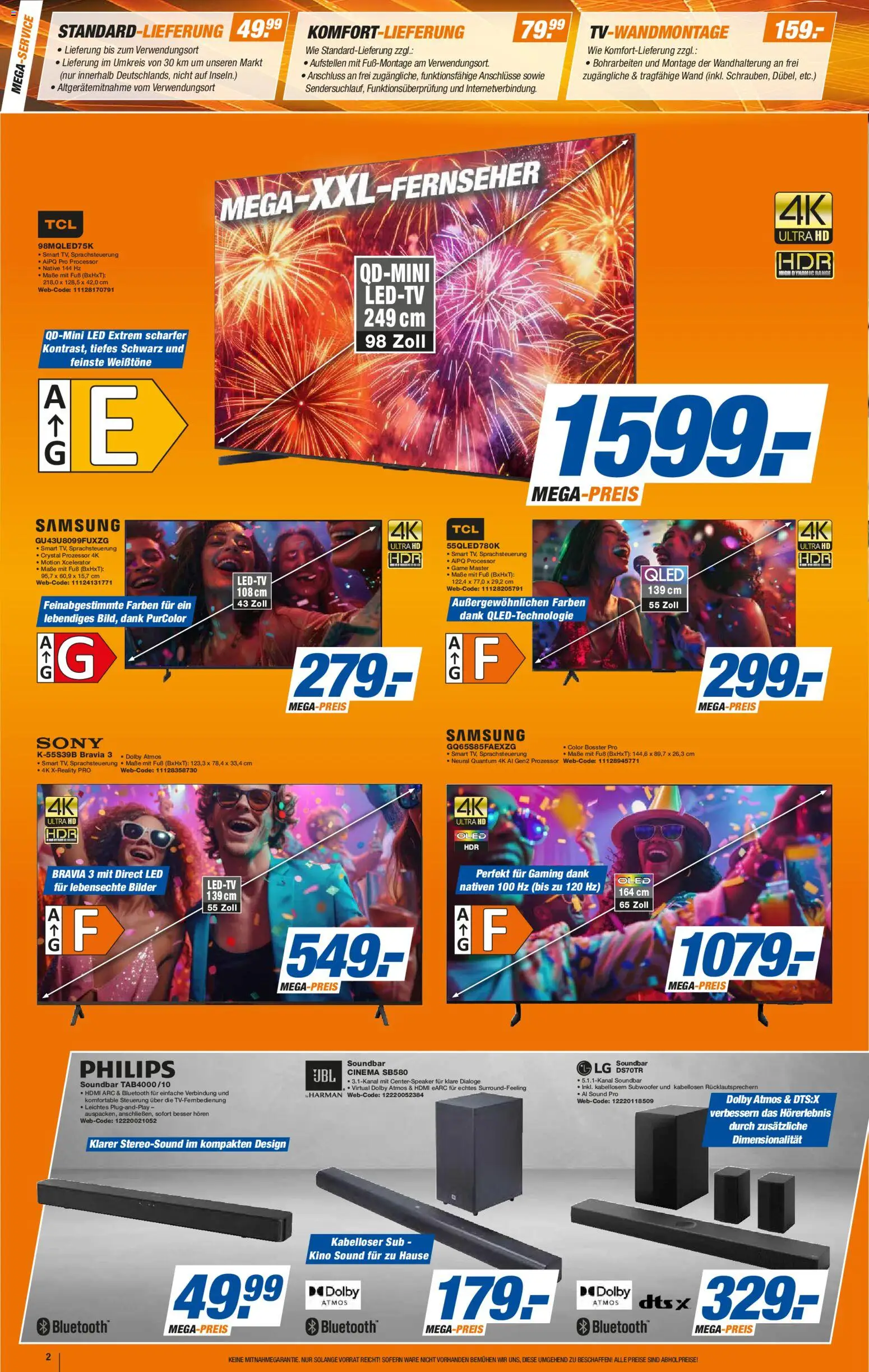 Expert Prospekt 	 – gültig ab 26.12.2025 | Seite: 2 | Produkte: Sony, Samsung, Bilder, Soundbar