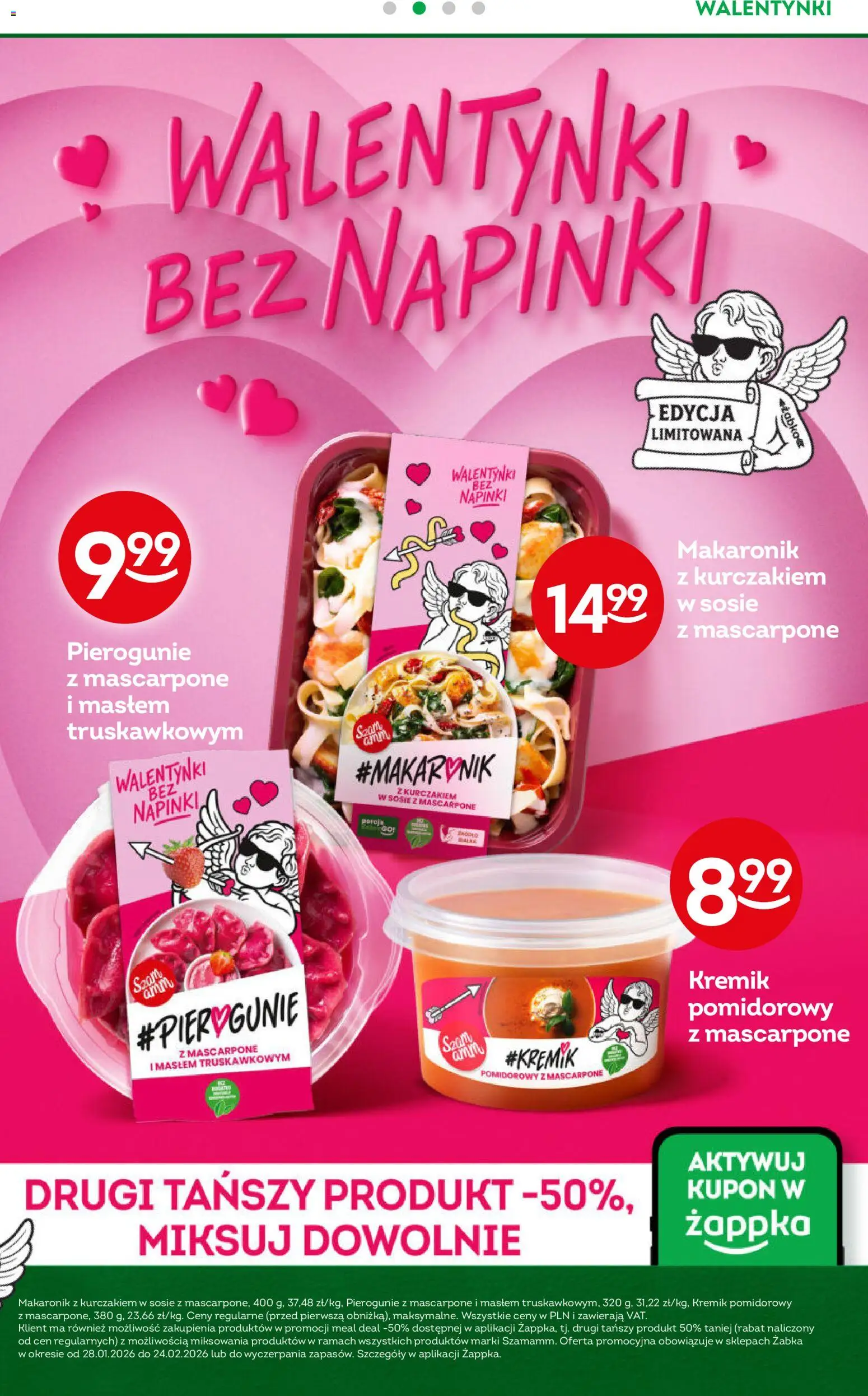 Żabka Gazetka od 28.01.2026 | Strona: 21 | Produkty: Mascarpone
