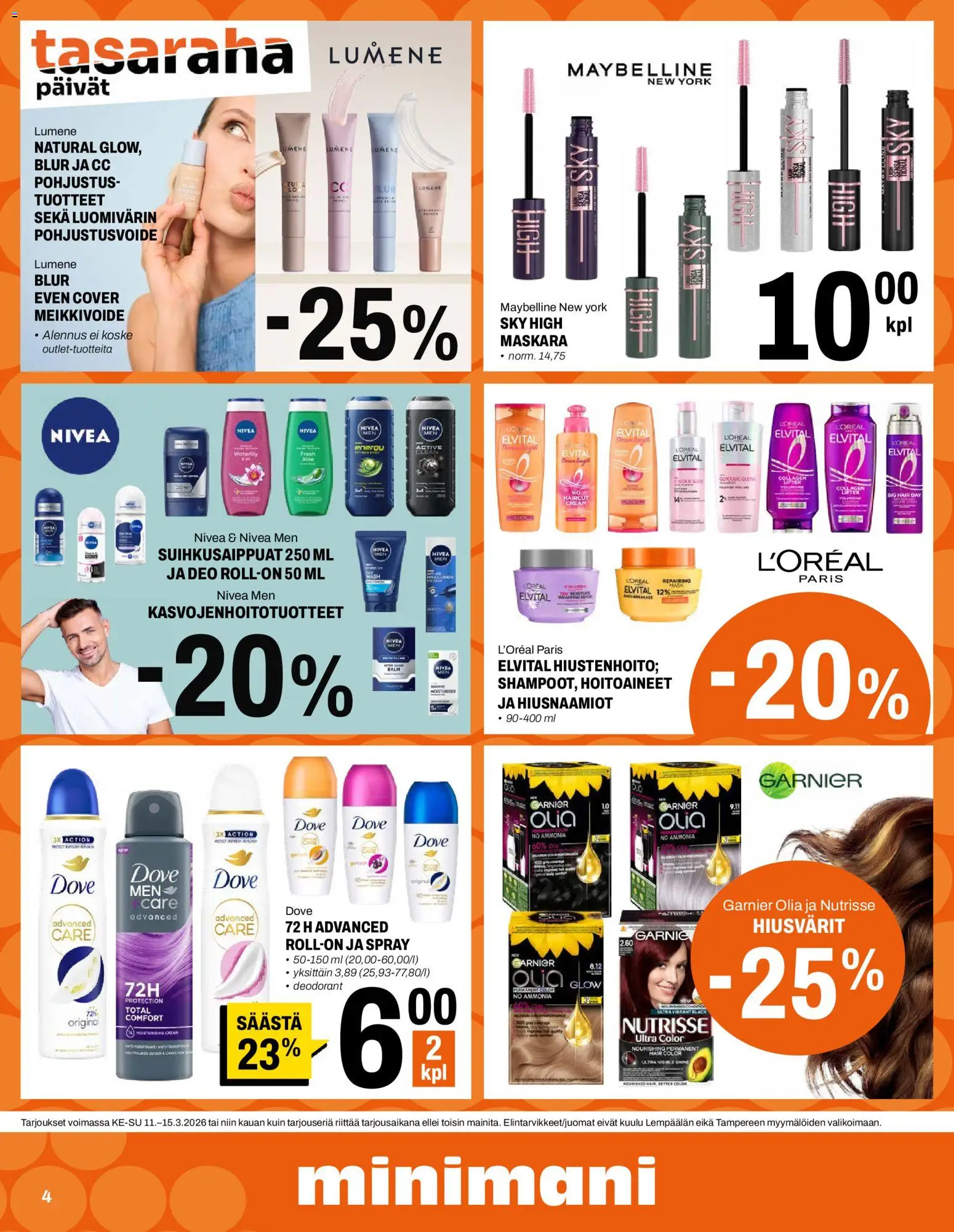 Minimani tarjoukset – voimassa 11.03.2026 alkaen | Sivu: 4