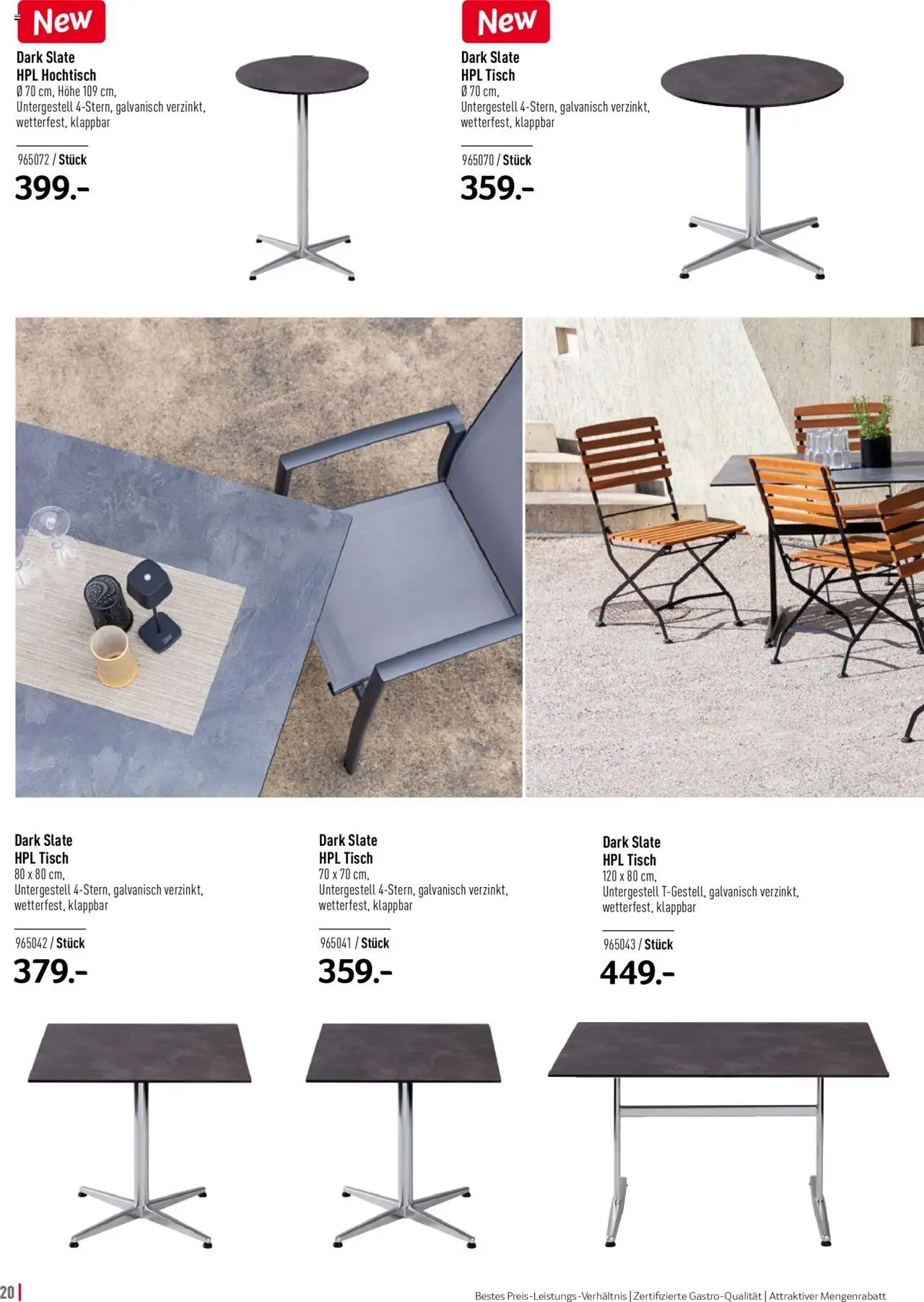 Prodega Aktionen Outdoor-Ausstattung ab 01.03.2025 | Seite: 20 | Produkte: Tisch