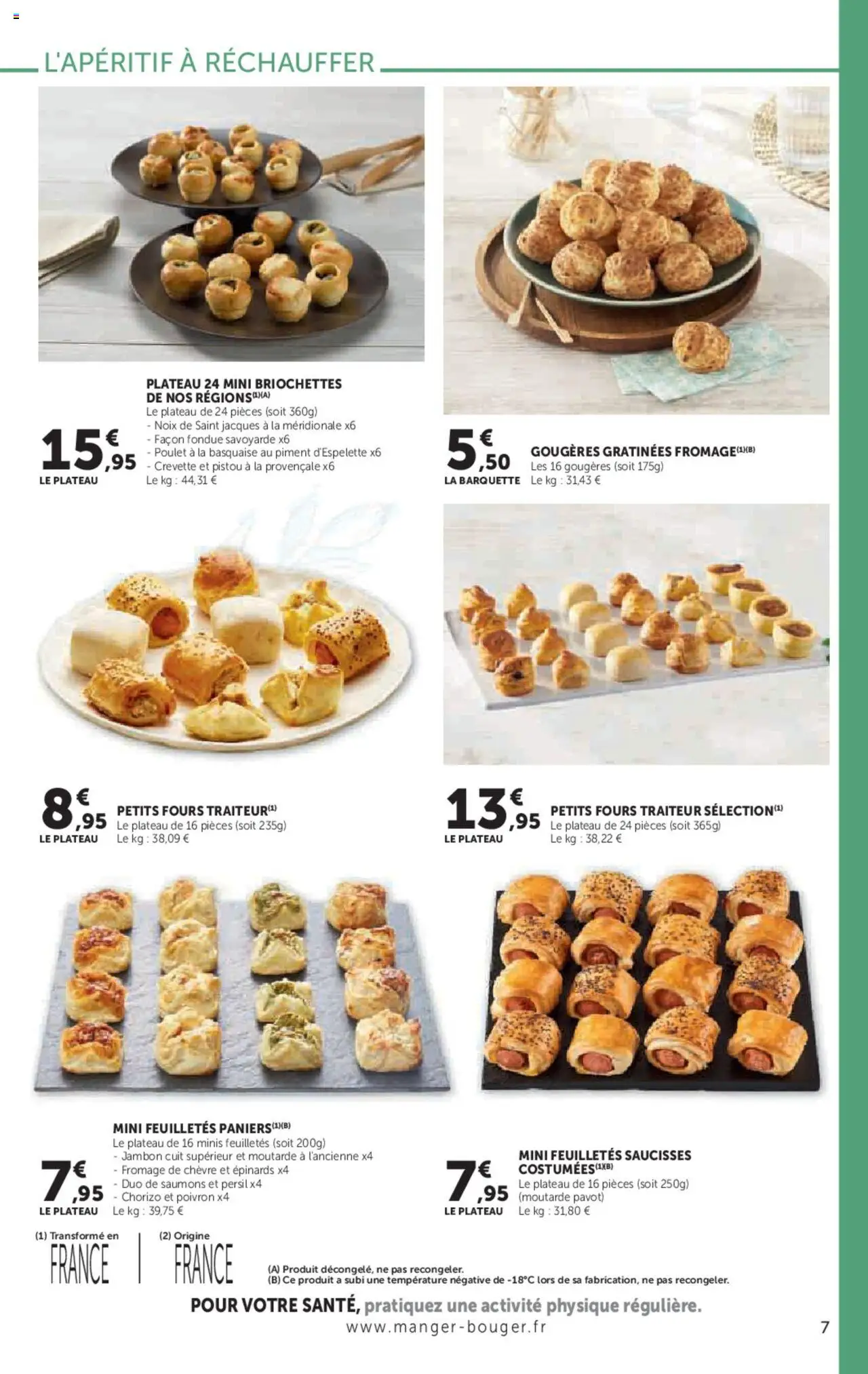  | Page: 7 | Produits: Persil, Noix de saint jacques, Fromage, Jambon
