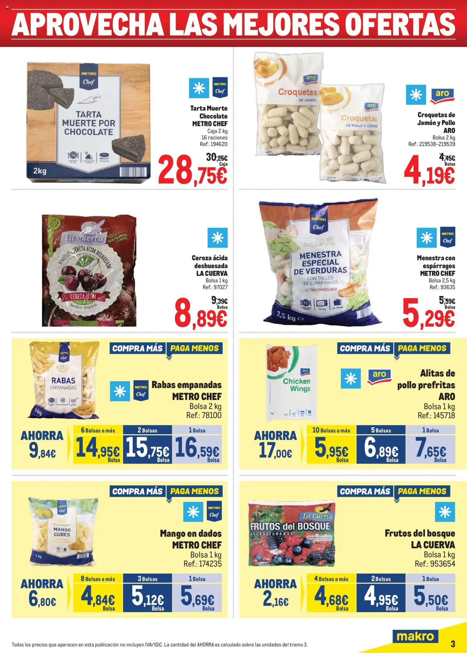 Makro Precios Cataluña │ válido desde el 20.04.2026 | Página: 3 | Productos: Jamón, Cerdo, Ρούτερ, Caja