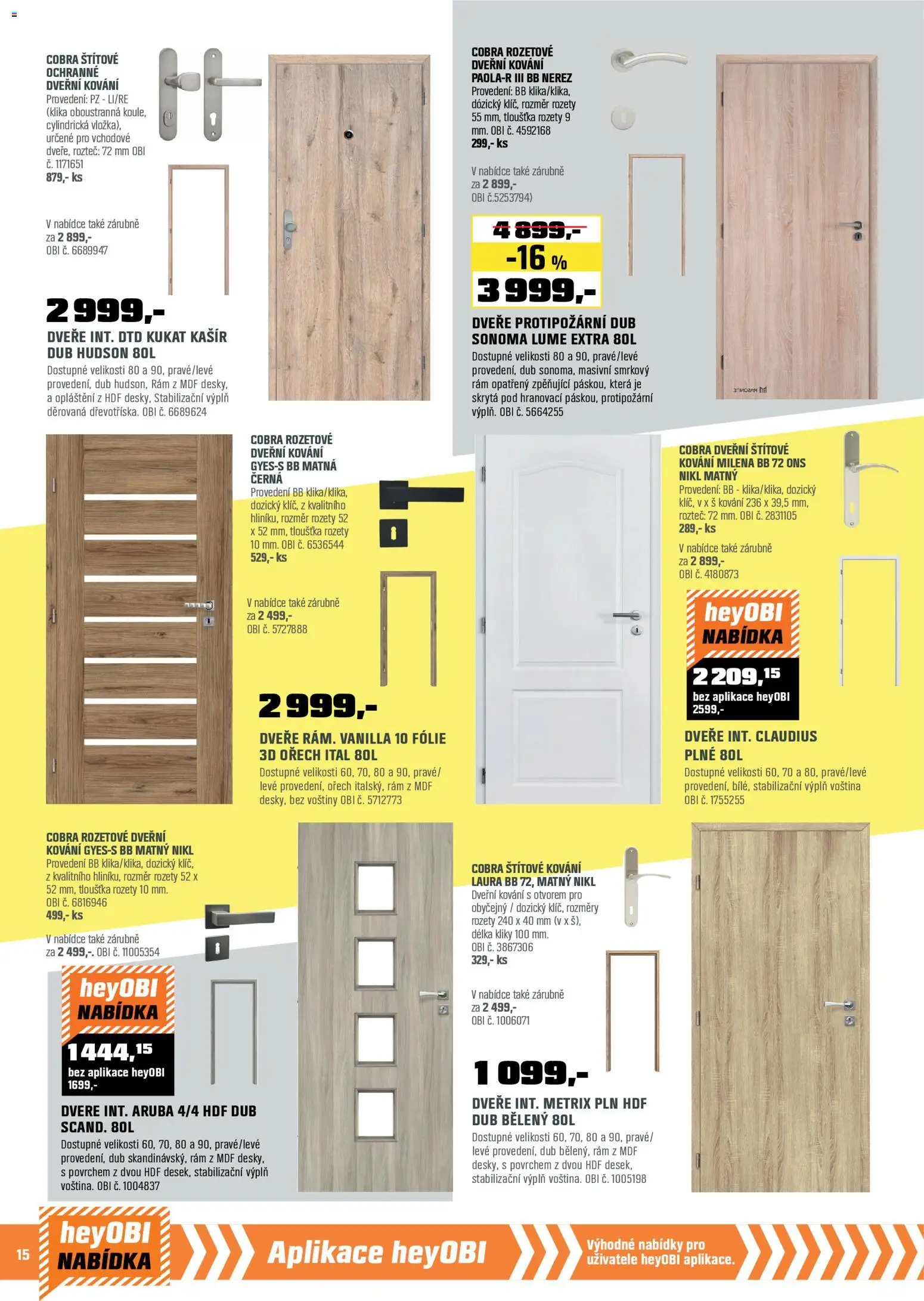 OBI leták - Bobří síla v akci od 01.03.2026 | Strana: 16 | Produkty: Fólie