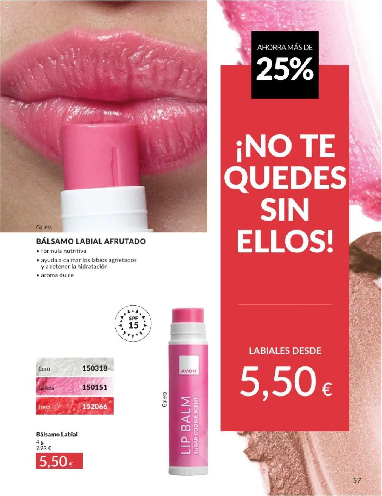 Catálogo AVON campaña 6 │ válido desde el 01.06.2025 | Página: 57 | Productos: Τυρόπιτα, Té, Bálsamo labial