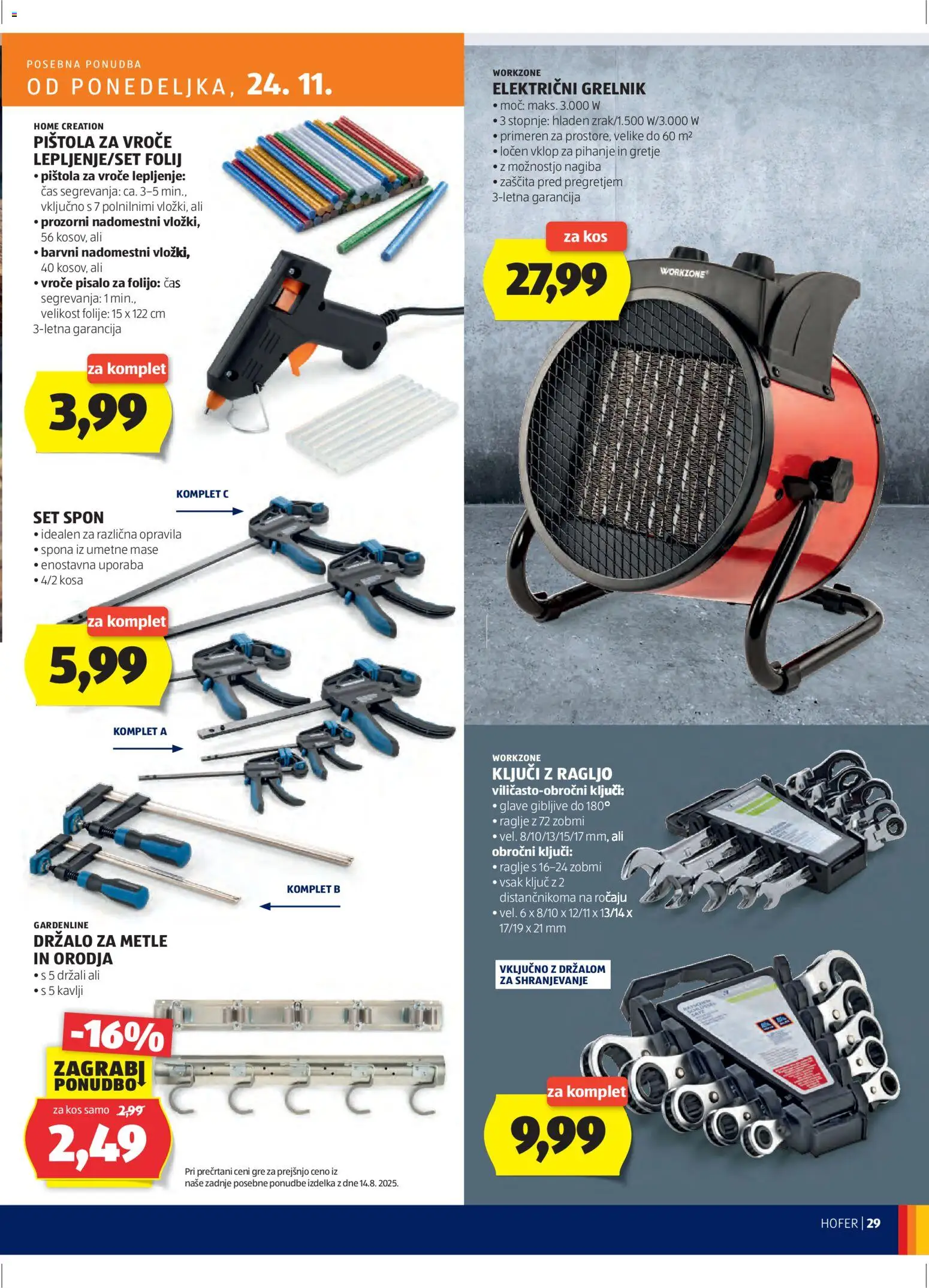 Hofer SI katalog | vrijedi od 20.11.2025 | Stranica: 29