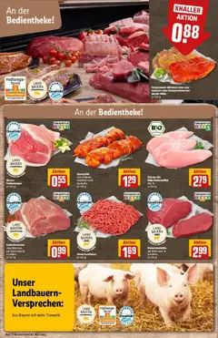 Schweinenacken ohne Knochen, am Stück oder in Scheiben,, Schweinenacken ohne Knochen, am Stück oder in Scheiben, je 100 g ab 26.10.2025 gültig | Seite: 12