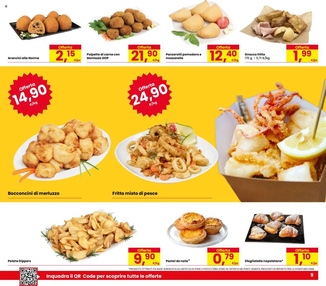 Volantino Despar del 07.08.2025 | Pagina: 9 | Prodotti: Merluzzo, Patate, Panzerotti, Polpette