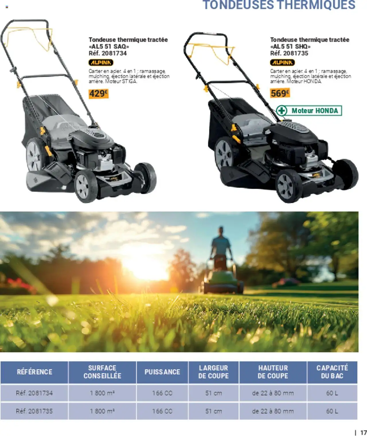 {H1} | Page: 17 | Produits: Tondeuse