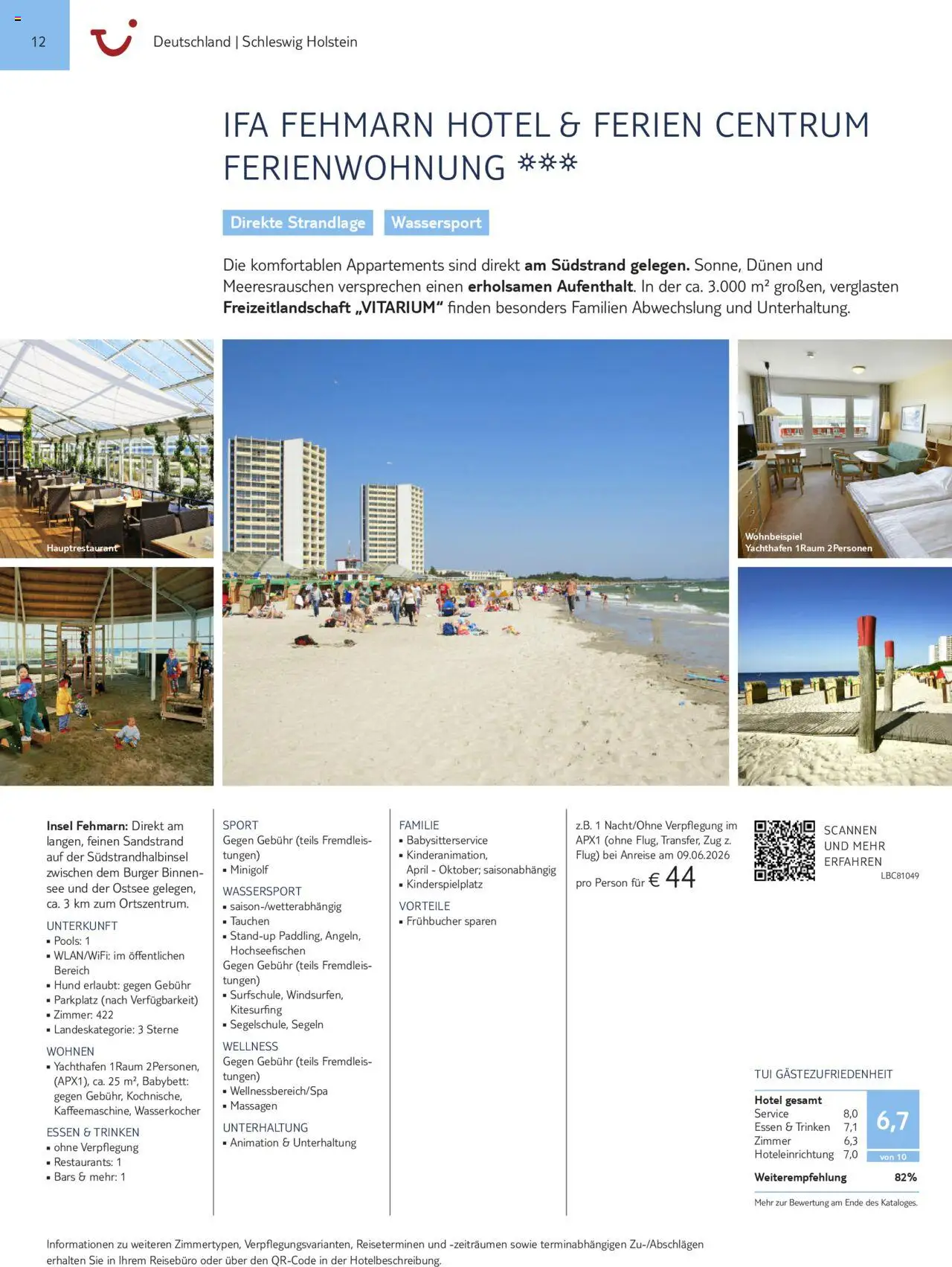 Aida - Urlaub mit eigener Anreise  – gültig ab 01.11.2025 | Seite: 12 | Produkte: Wasserkocher, Babybett, Burger