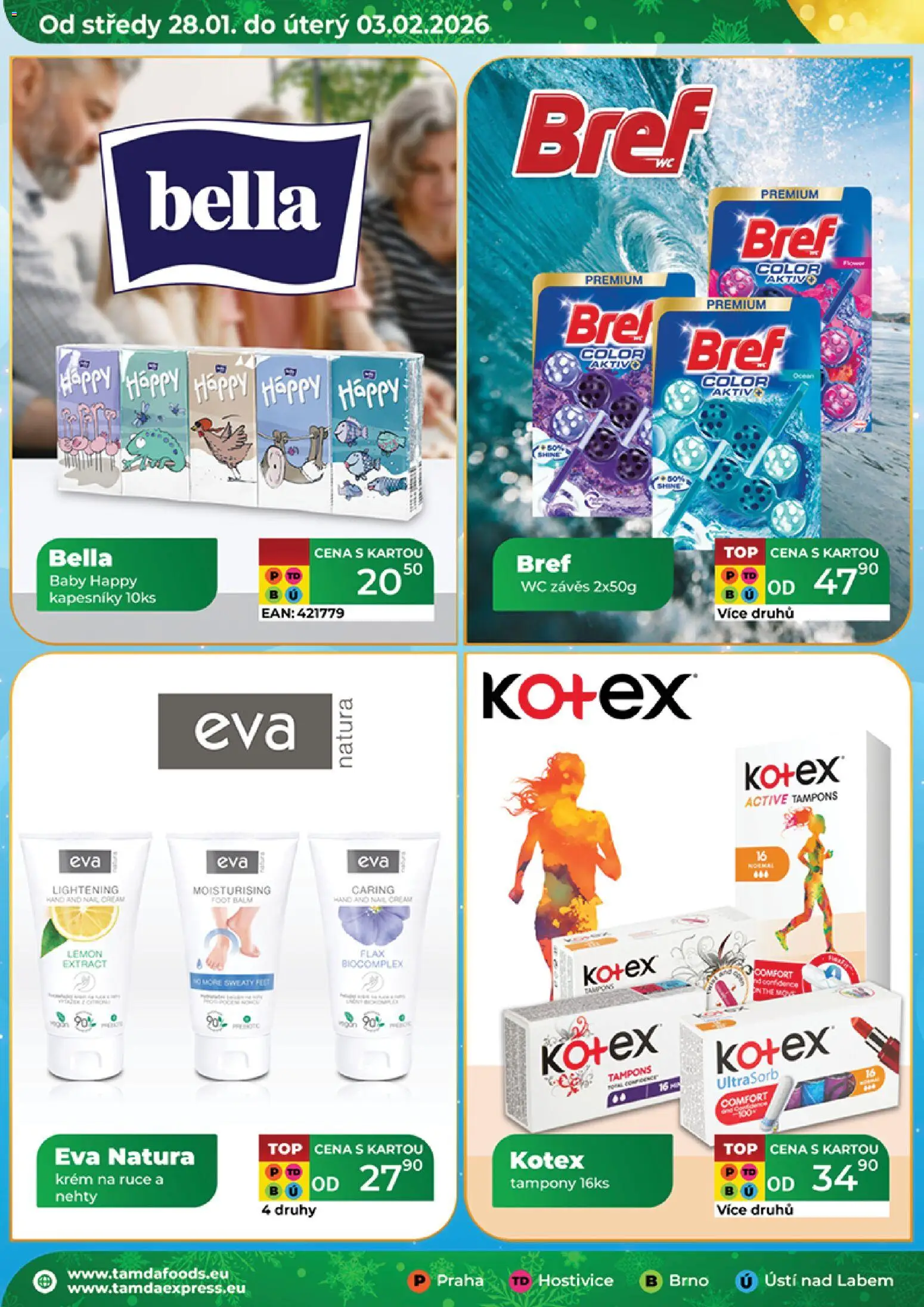 Tamda Foods leták od 28.01.2026 | Strana: 20 | Produkty: Závěs, Wc, Nehty, Tampony