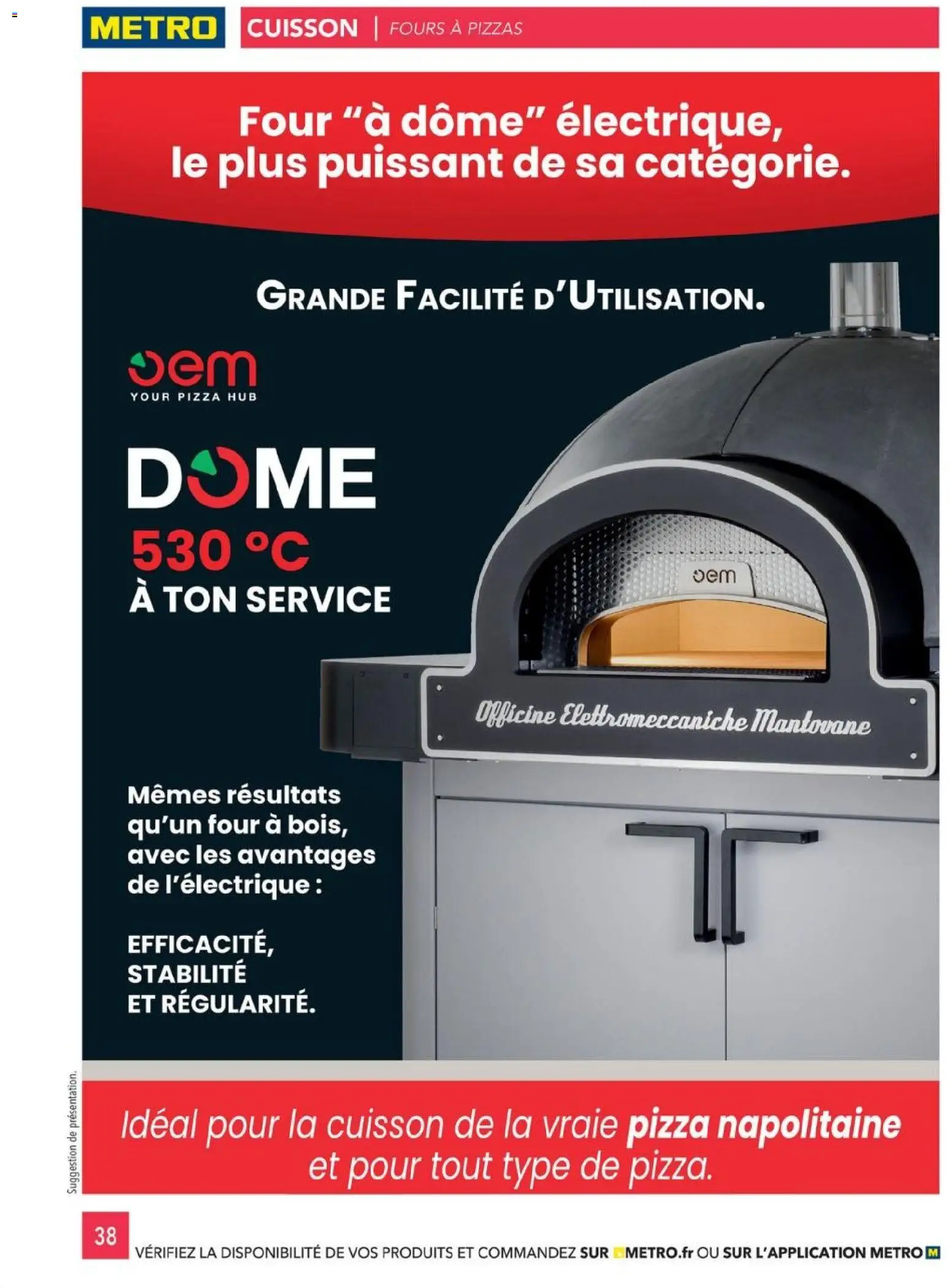 {H1} | Page: 38 | Produits: Four, Pizza