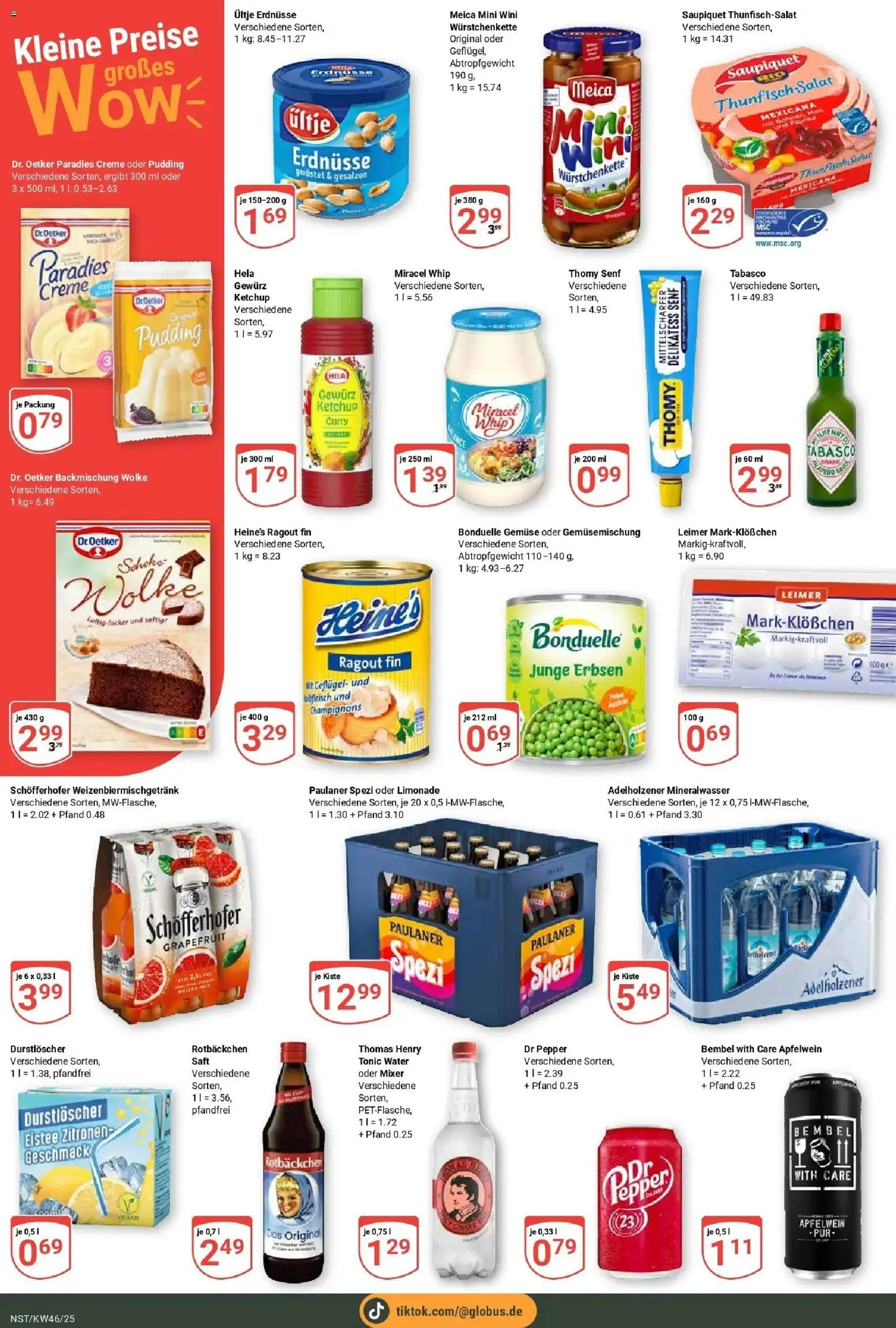 Globus prospekt Neustadt	 – gültig ab 10.11.2025 | Seite: 4 | Produkte: Ultje erdnusse, Champignons, Saft, Paulaner