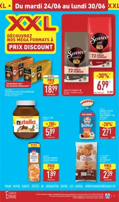  | Page: 20 | Produits: Senseo, Pépites de chocolat, Dosettes Café, Biscuits