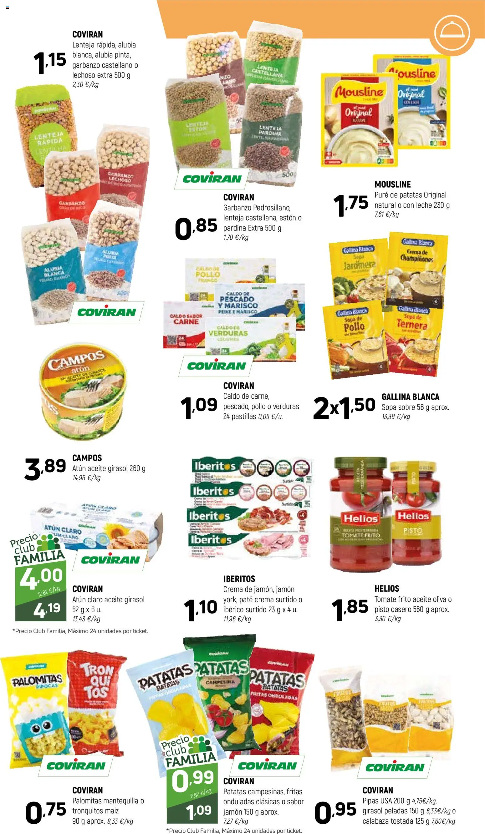 Coviran - Badajoz │ válido desde el 24.02.2026 | Página: 9 | Productos: Paté, Pescado, Crema, Συσκευή ροής