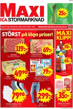 ICA Maxi - Enköping - Förhandsvisning av reklamblad från butik ICA Maxi aktuell från 20.04.2026