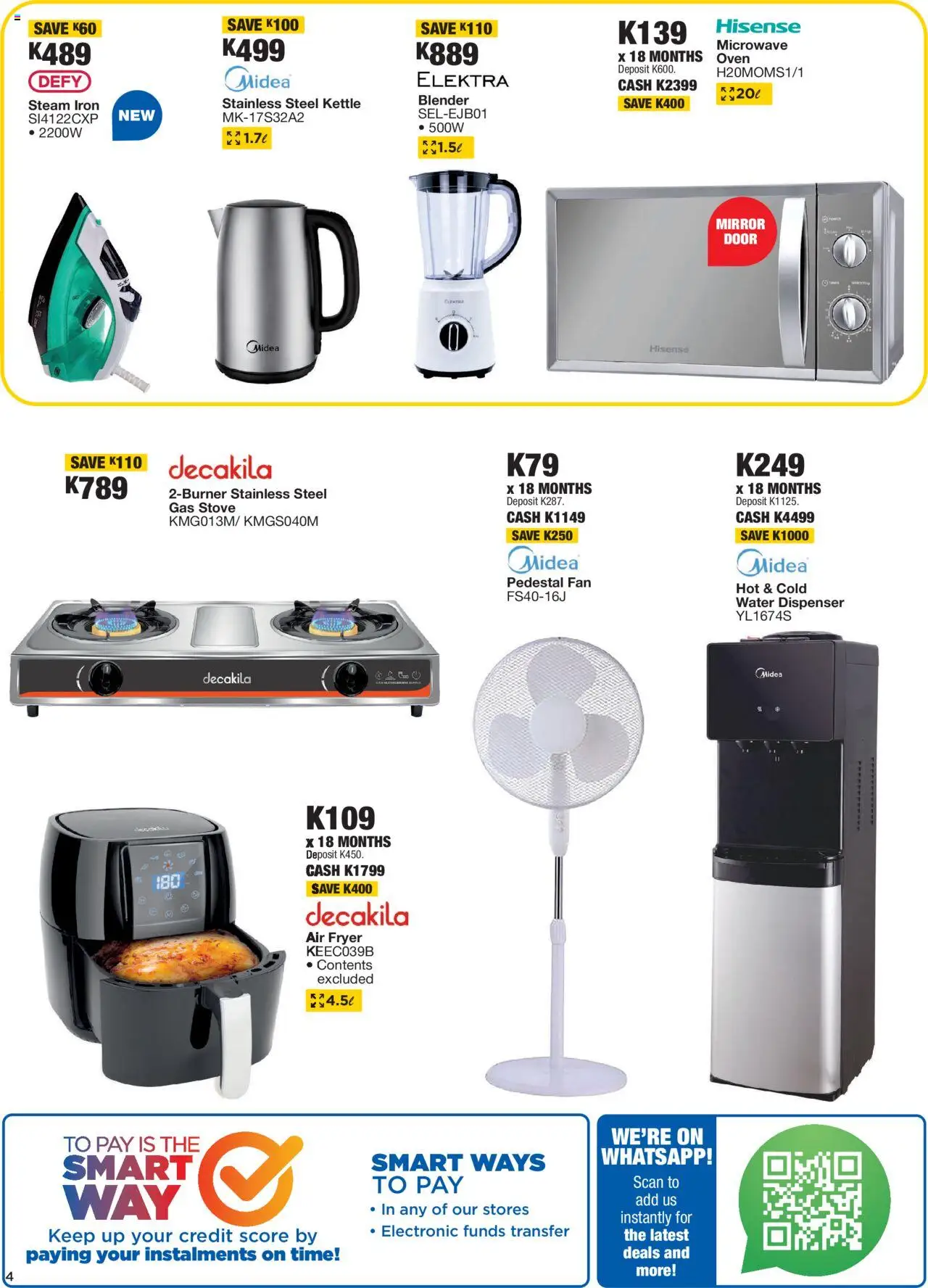 New OK Furniture catalogue – valid from 17.09.2025 | Page: 4 | Products: Oven, Stove, Mirror, Water