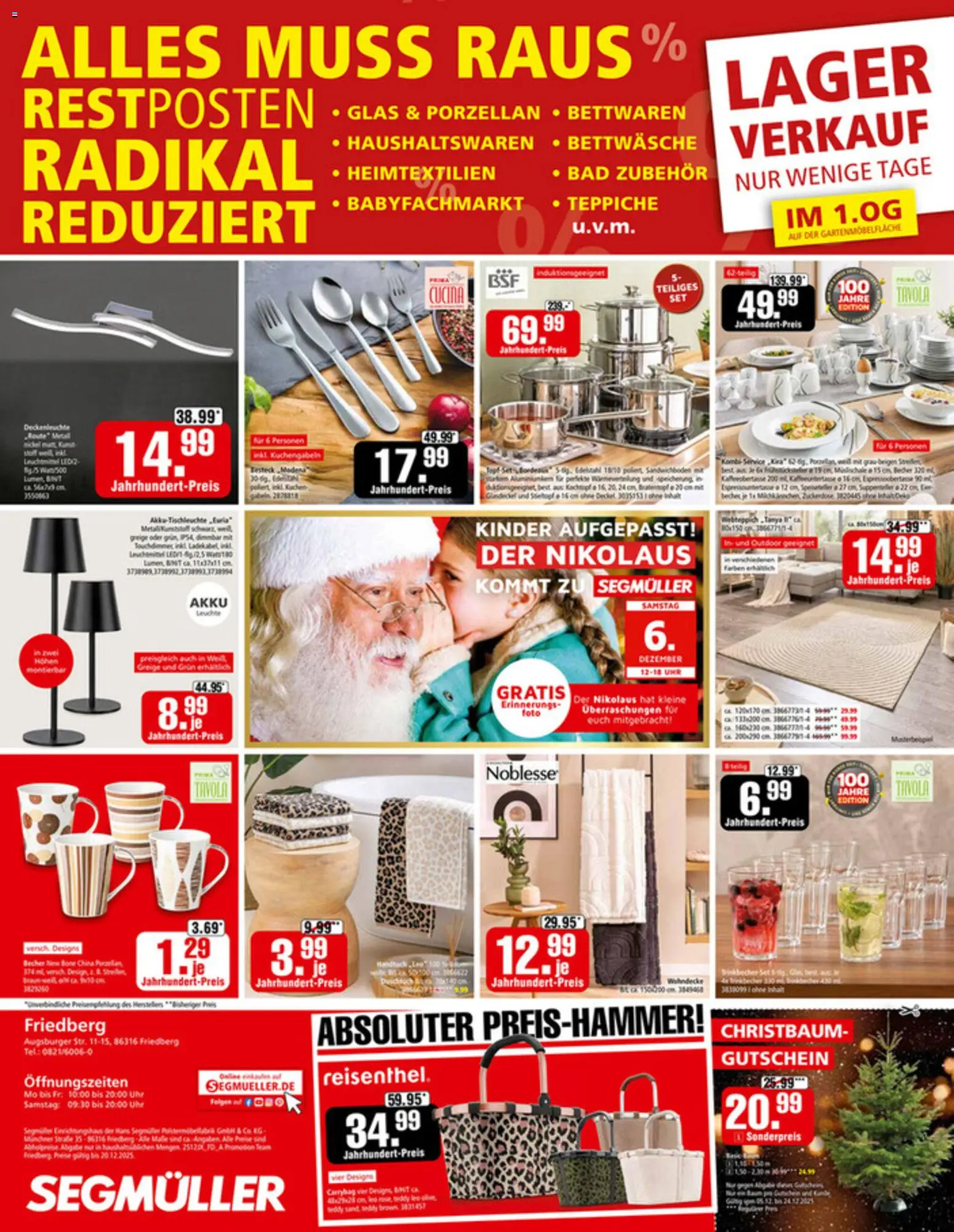 Segmüller Wie Geschenkt – gültig ab 29.11.2025 | Seite: 6 | Produkte: Bad, Kuchen, Uhr