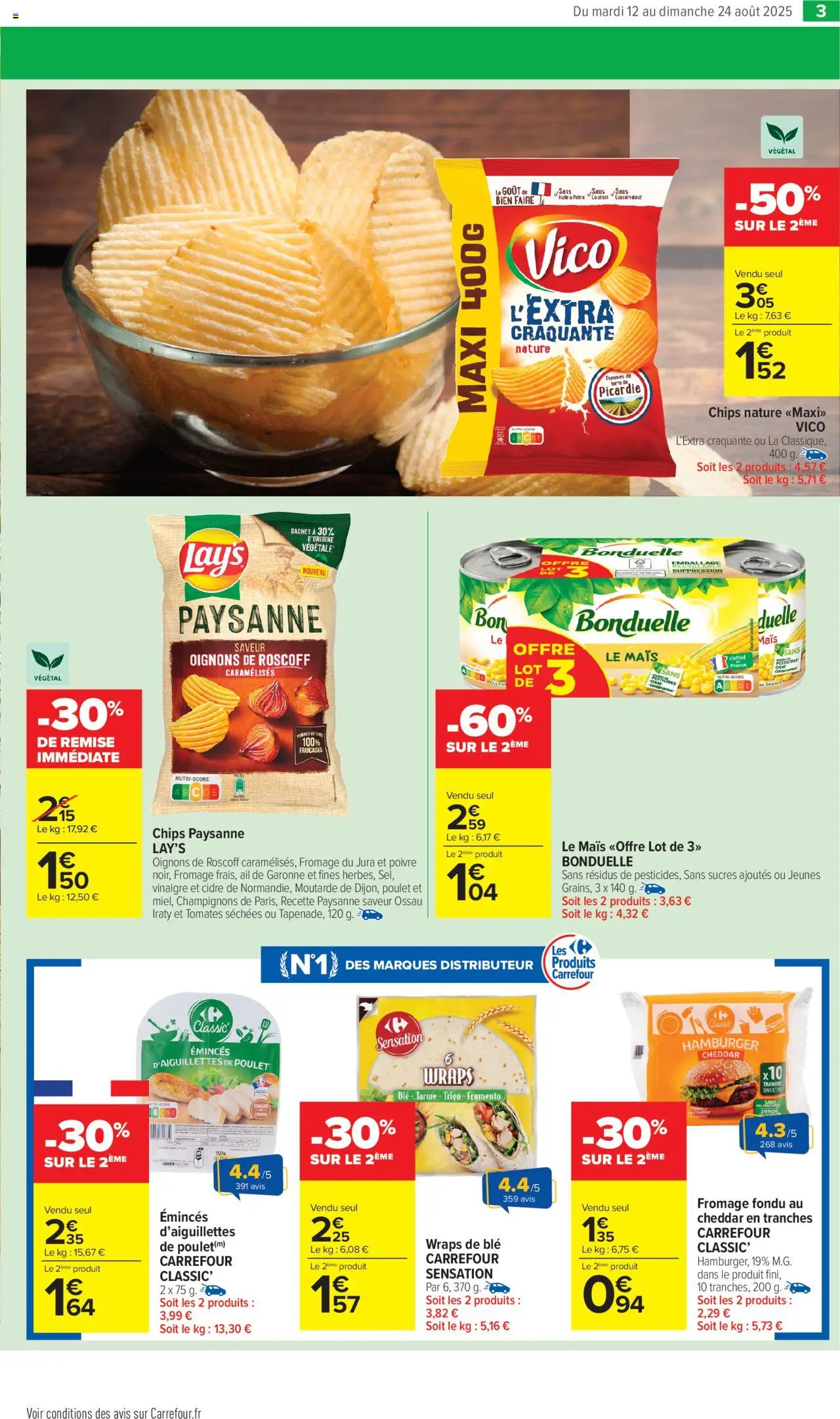  | Page: 5 | Produits: Ail, Mais, Tomates séchées, Fromage