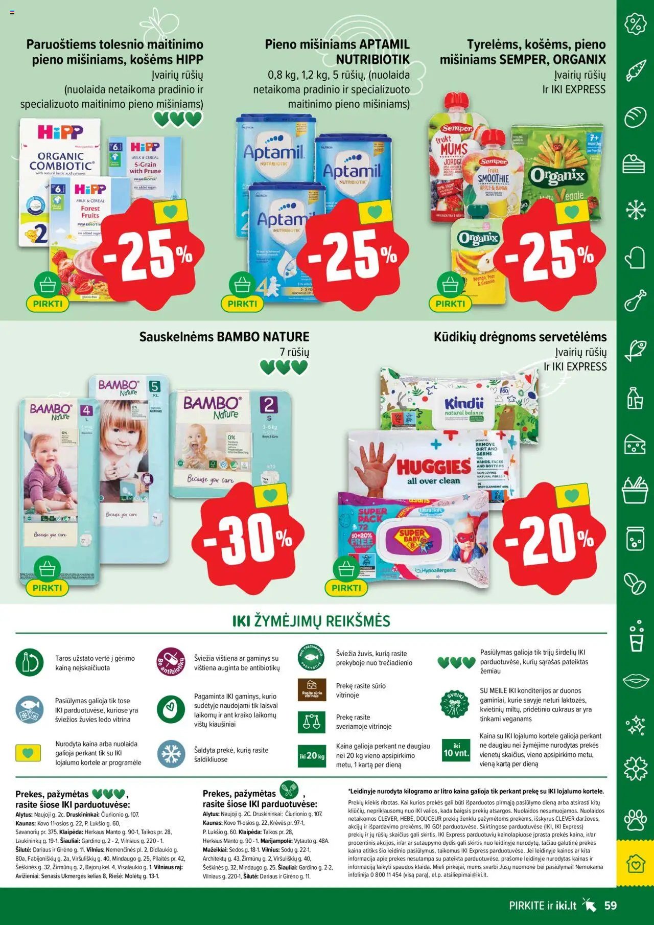IKI leidinys│galioja nuo 18.08.2025 | Puslapis: 59 | Prekių: Kiaušiniai, Vištiena