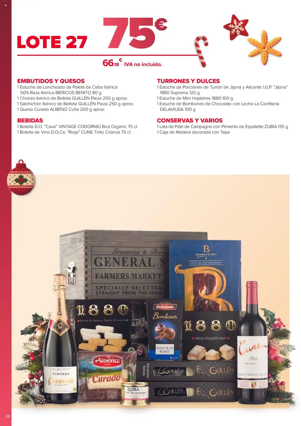 Carrefour - Cestas │ válido desde el 18.10.2025 | Página: 26 | Productos: Chocolate, Vino, Κάδος απορρυμάτων, Loncheado