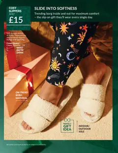 Preview of AVON - Offers valid from 01.12.2025 | Page: 75 | Products: Slippers, Cream
