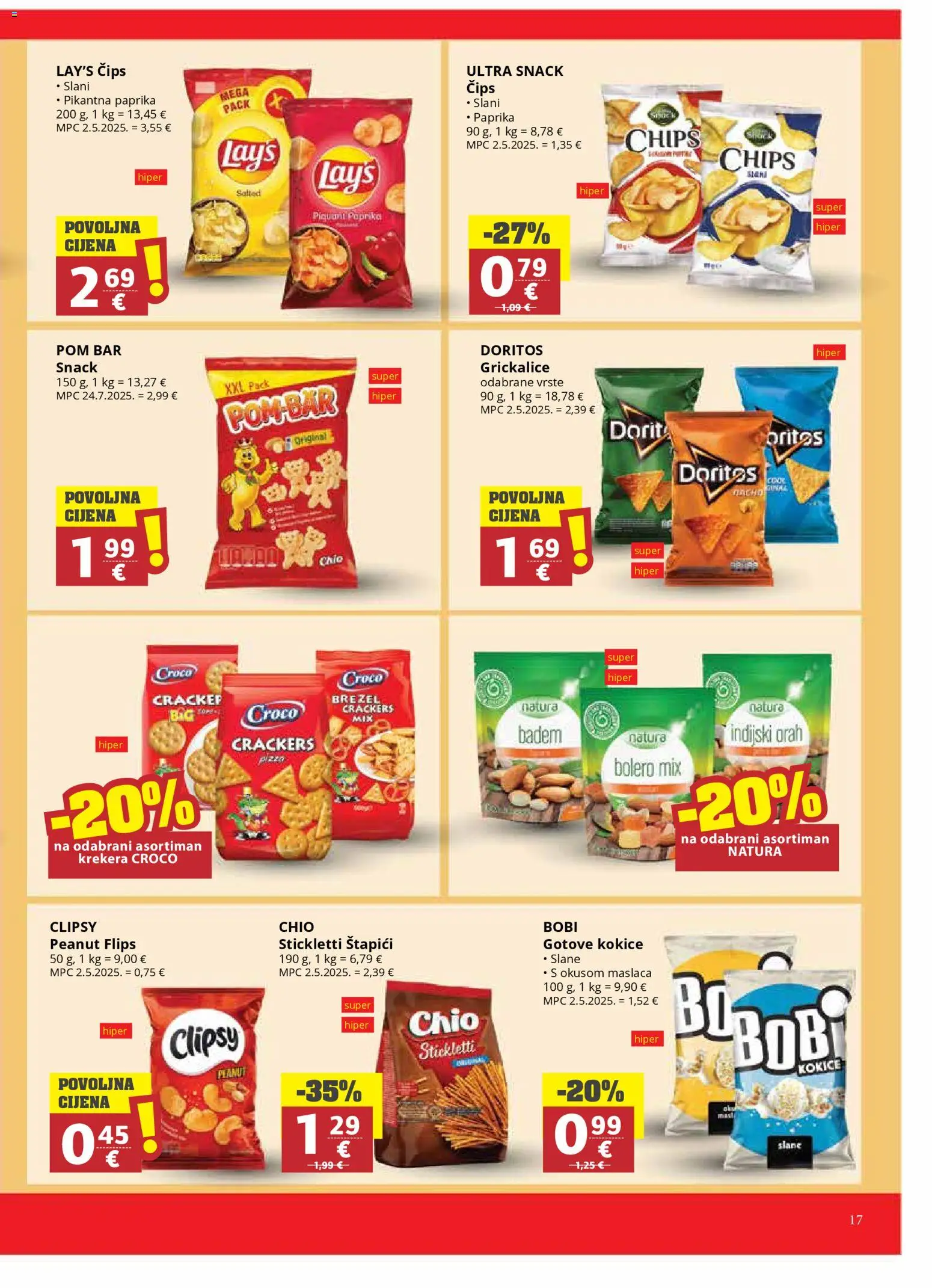 Ribola katalog | vrijedi od 29.04.2026 | Stranica: 17 | Proizvodi: Mast, Flips, Indijski orah, Orah