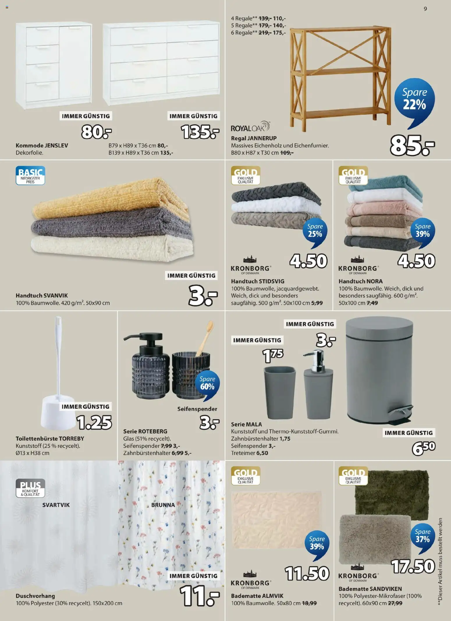 JYSK Prospekt aktuell gültig ab 28.04.2026 | Seite: 9 | Produkte: Kommode, Regal