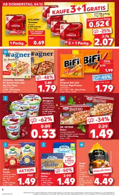 Kaufland DE - DE Folder Köln - Voorbeeld van een folder van Kaufland DE, geldig van 04.12.2025 | Pagina: 6 | Producten: Pizza, Tomaten, Baguette
