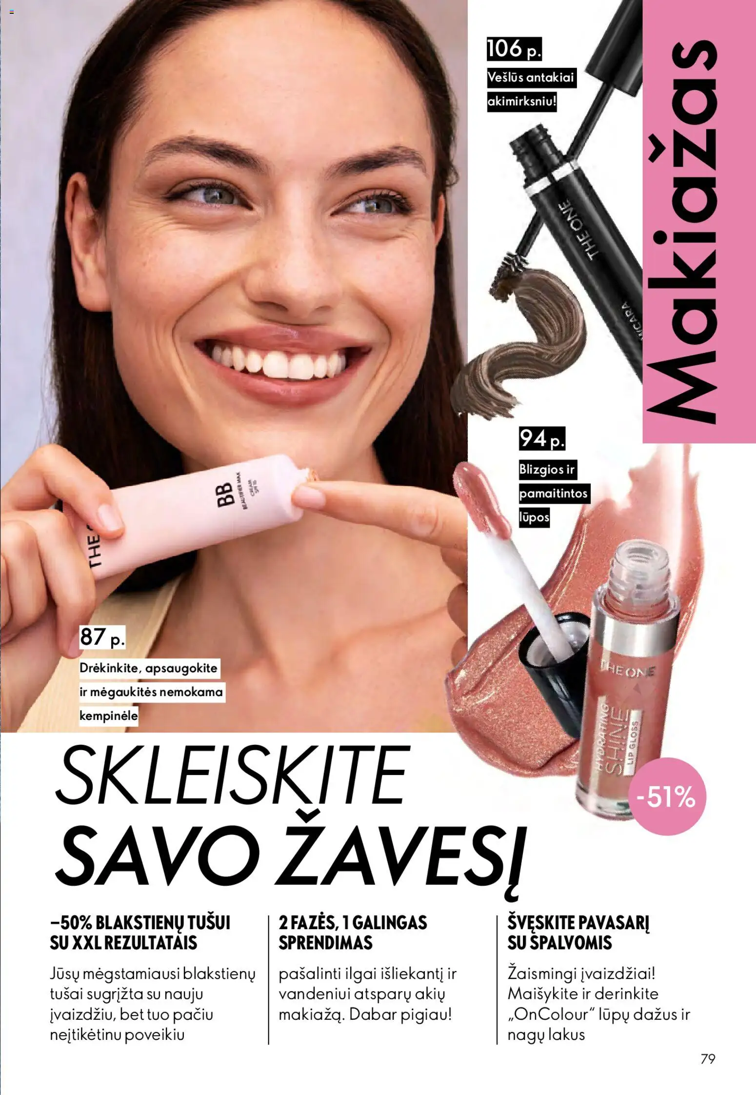 Oriflame akcijos nuo 01.04.2026 | Puslapis: 79 | Prekių: Makiažas