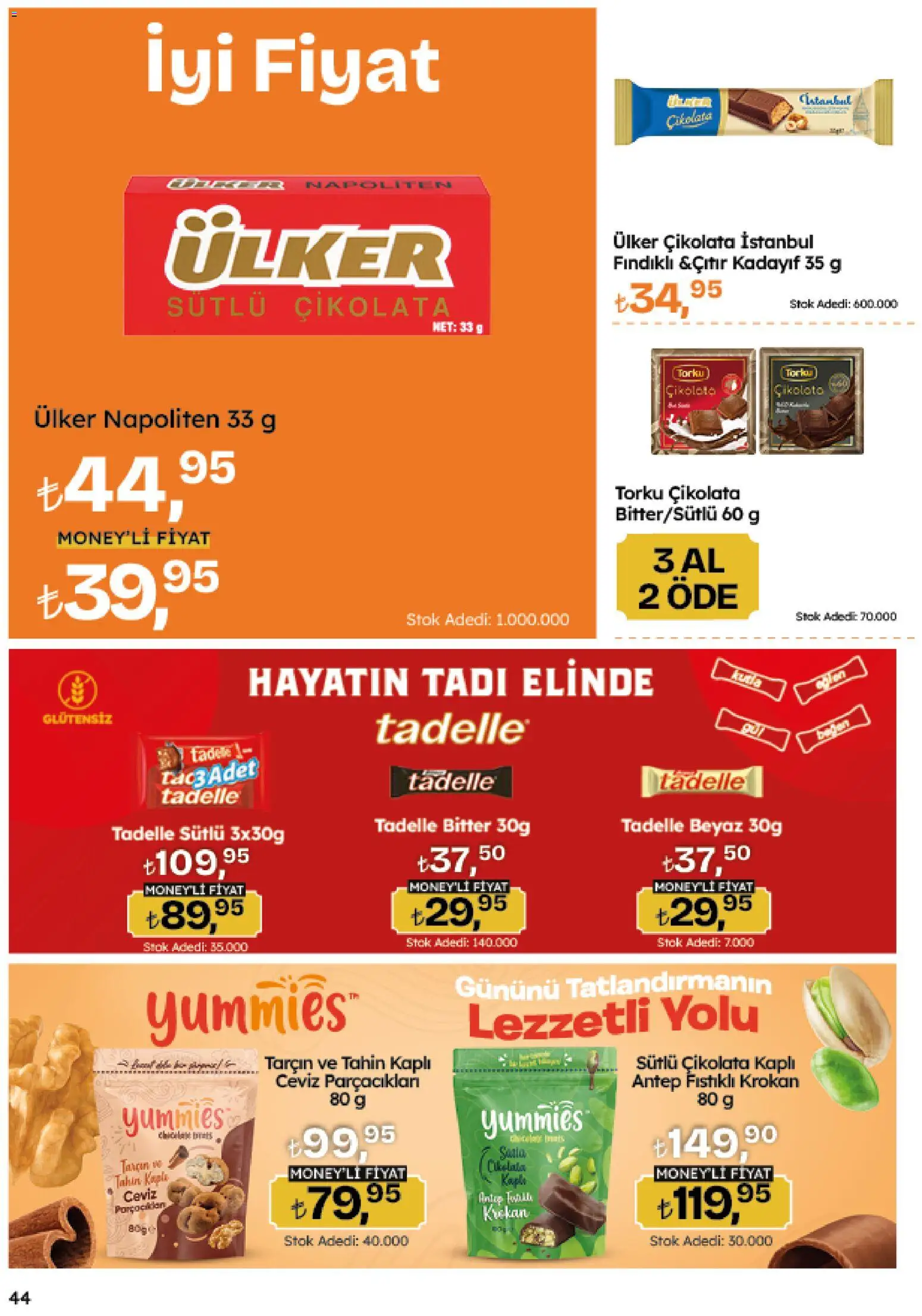 Migros Katalog - Migroskop - 26.03.2026 tarihinden itibaren geçerlidir | Sayfa: 44 | Ürünler: Tarçın, Çikolata, Ceviz