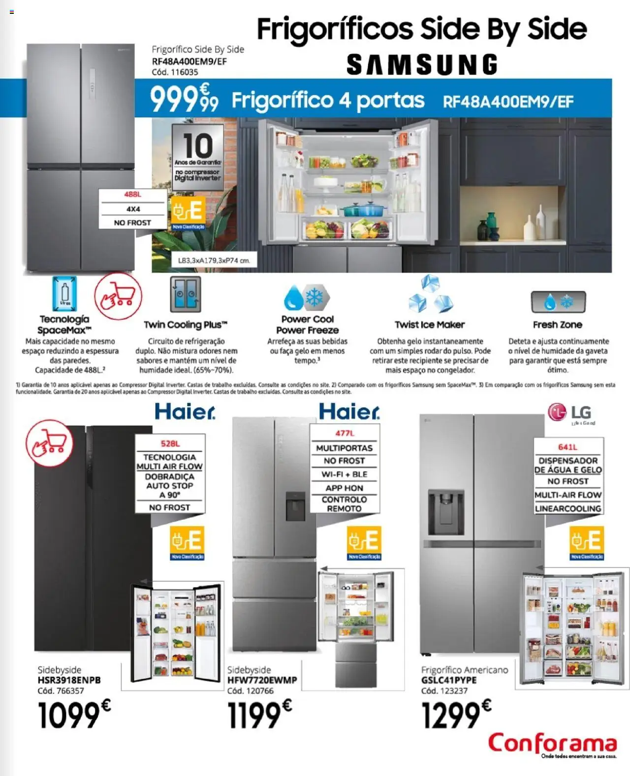 Conforama folheto │ válido de 27.03.2025 | Página: 83 | Produtos: Agua, Faca, Frigorífico, Compressor
