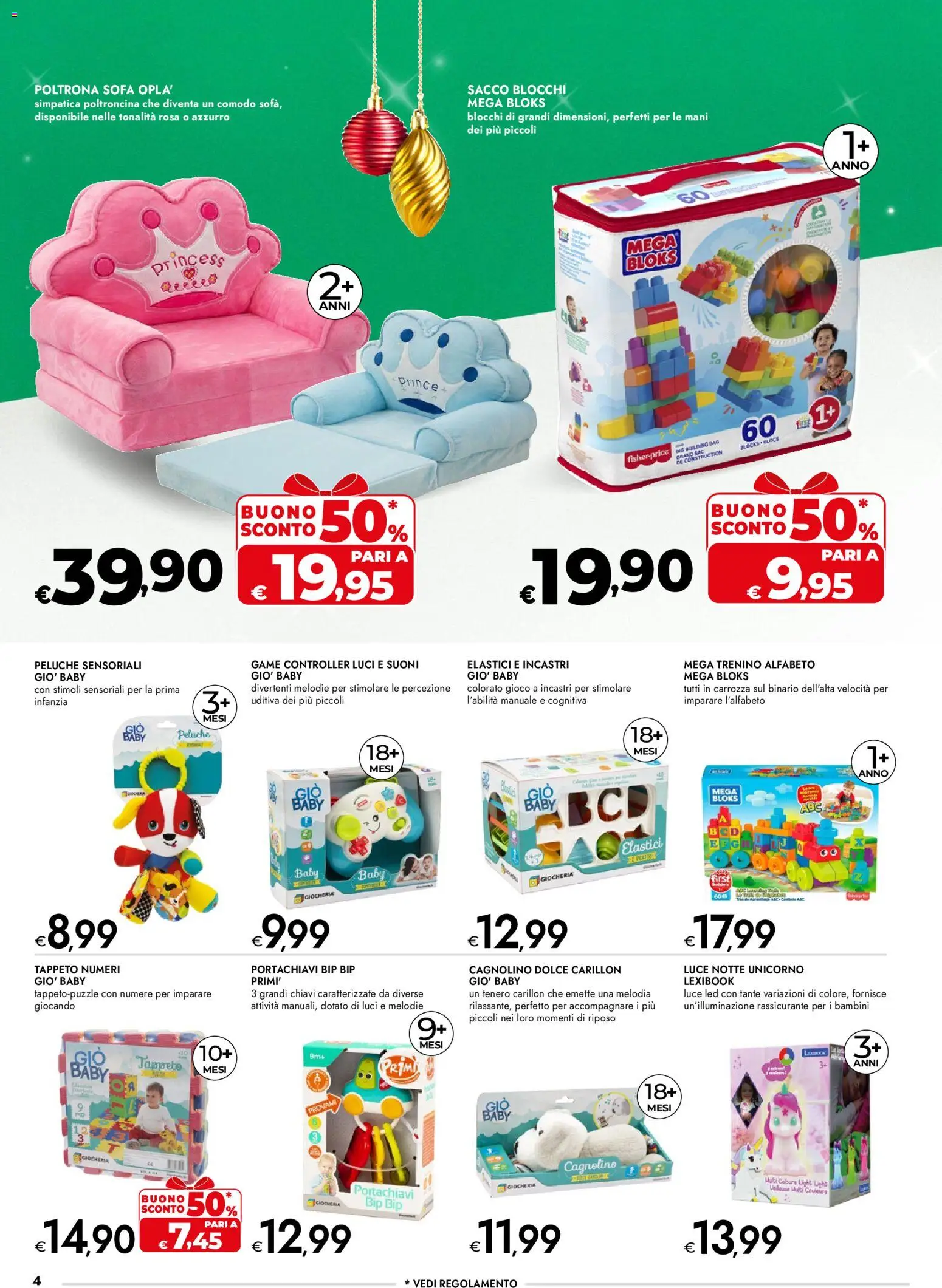 Volantino bennet del 06.11.2025 | Pagina: 4 | Prodotti: Sofá, Gioco, Tappeto, Elastici