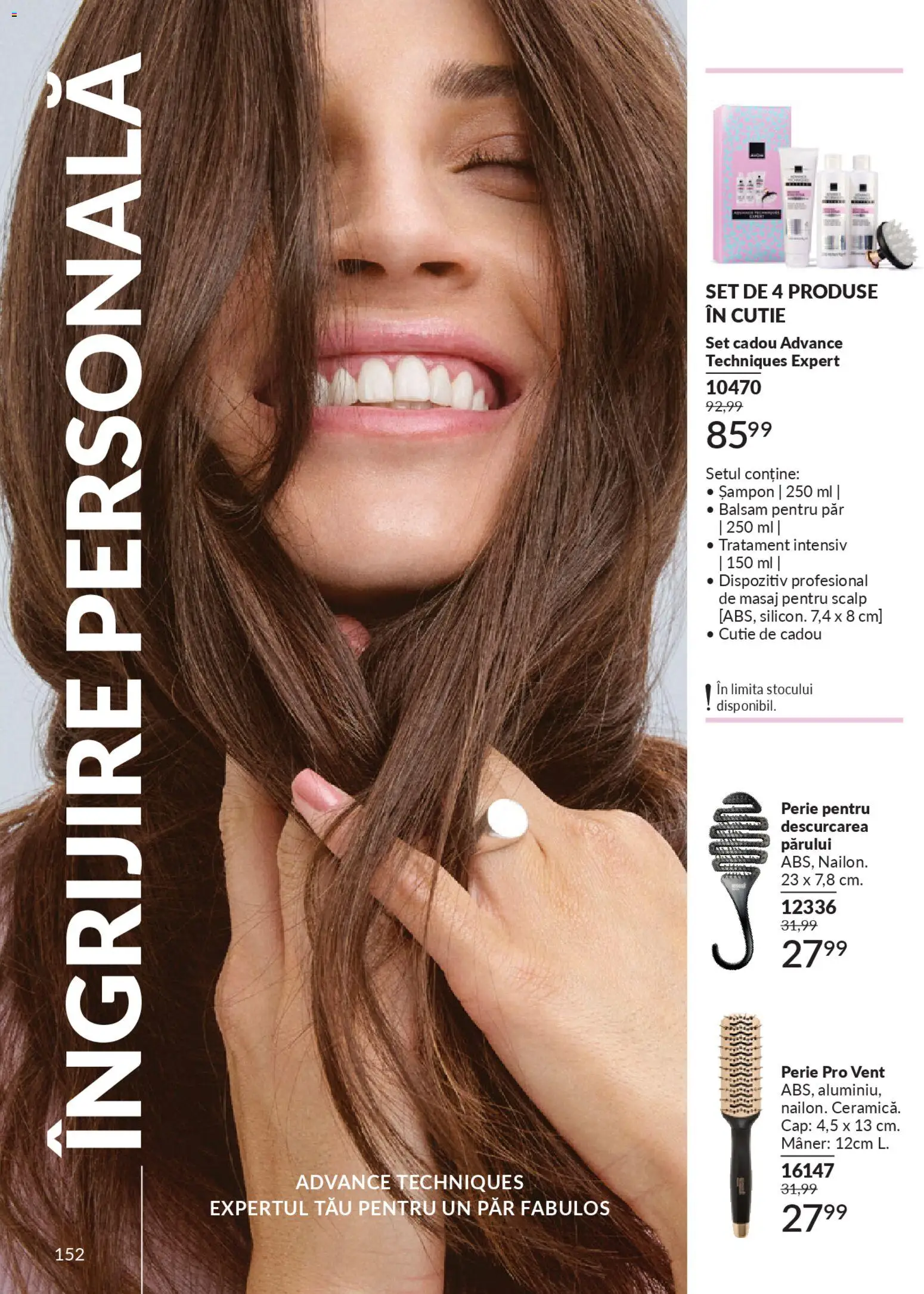 Noul catalog Avon – valabil de la 01.02.2026 | Pagină: 154 | Produse: Cutie, Perie, Șampon, Balsam