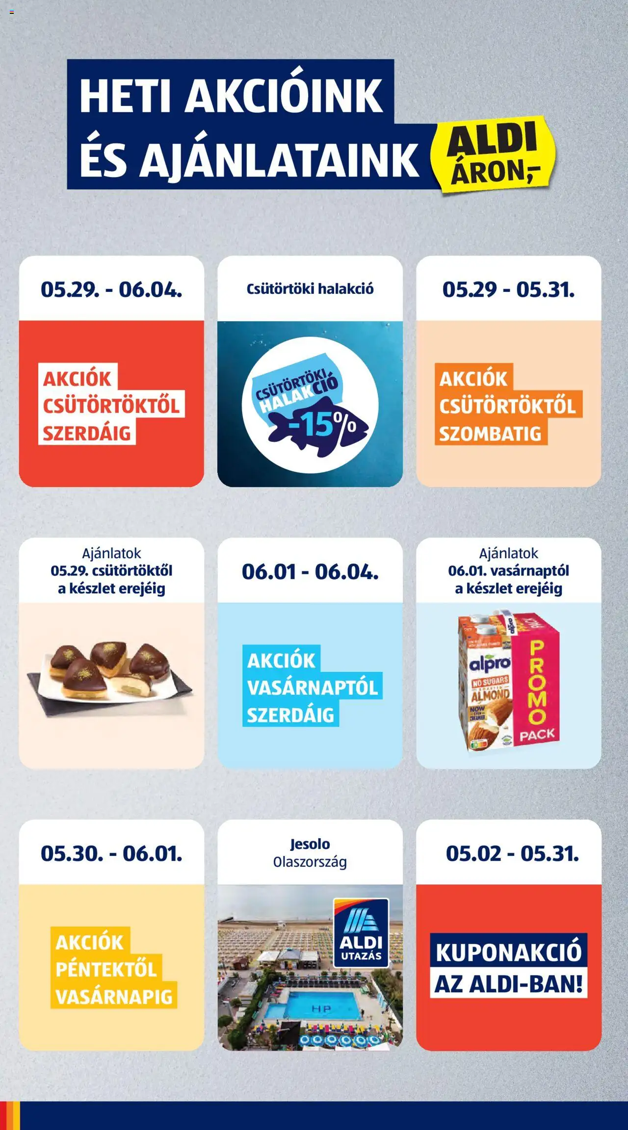 Aldi akciós ujság - amely érvényes a következő dátumtól: 29.05.2025 | Oldal: 2 | Termékek: Alpro