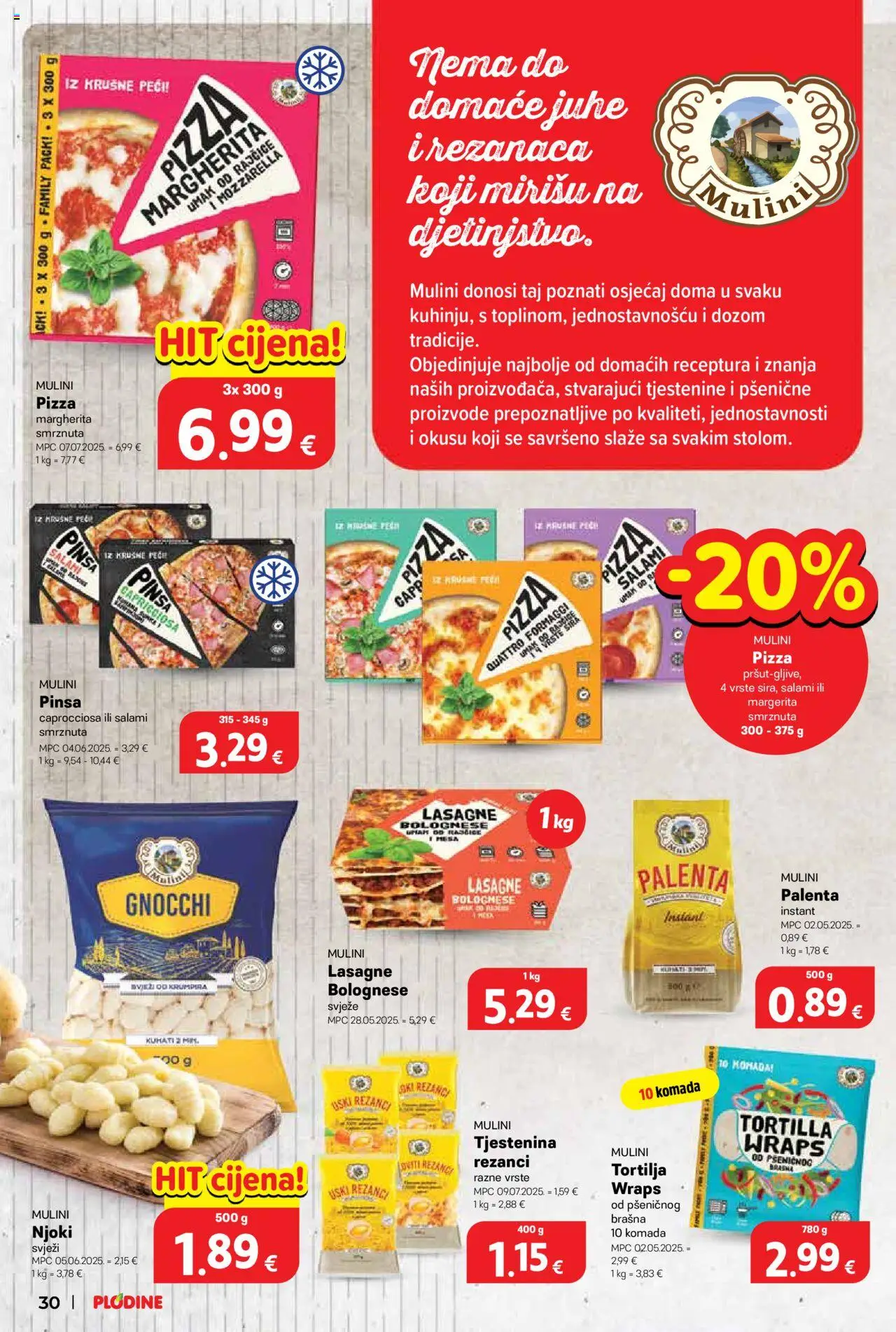 Plodine katalog | vrijedi od 22.10.2025 | Stranica: 30 | Proizvodi: Mozzarella, Rajčice, Tjestenina, Umak