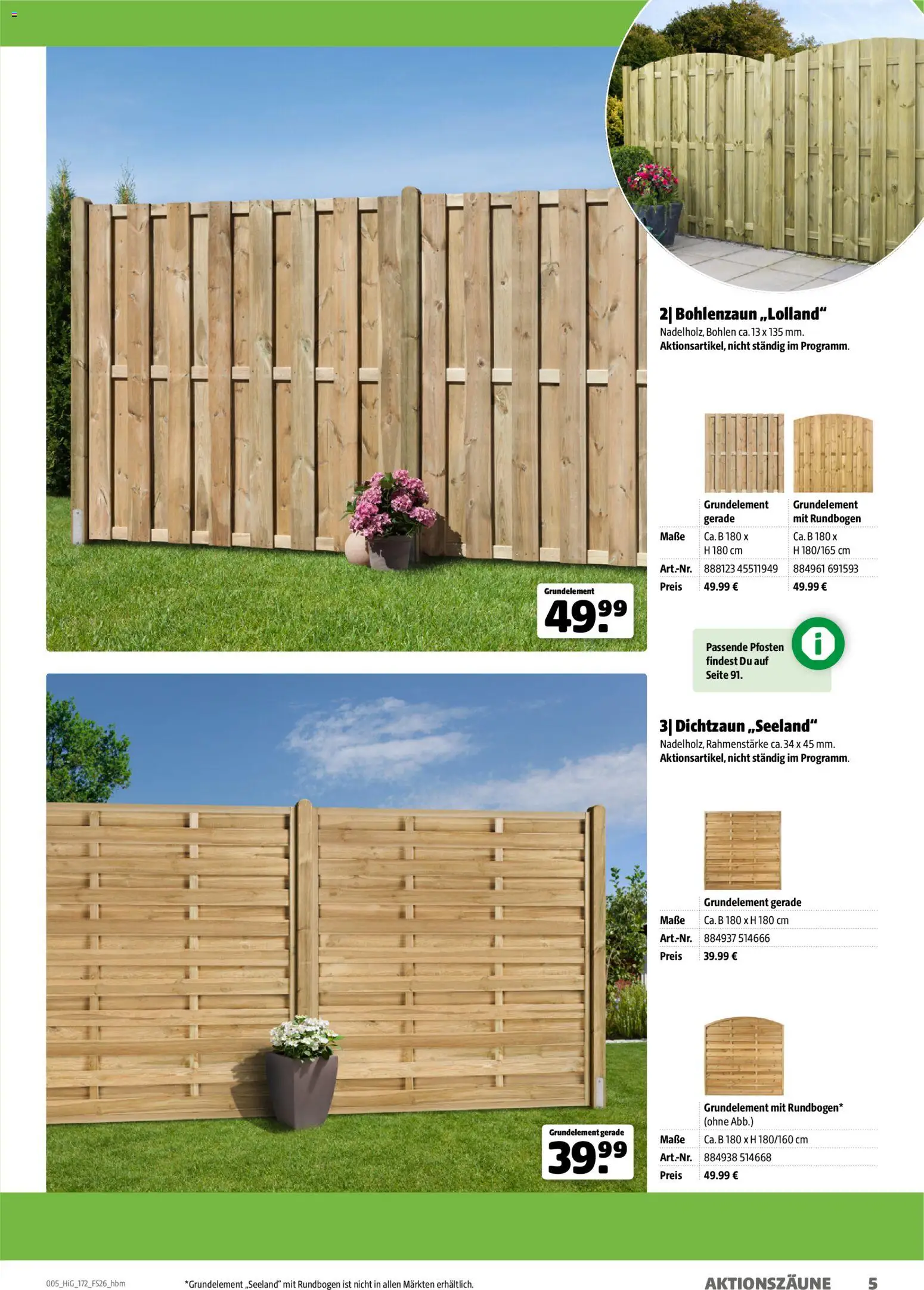 Hagebau Gartengestaltungsortiment – gültig ab 02.03.2026 | Seite: 5