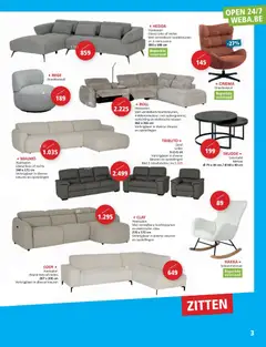 Weba folder - Voorbeeld van een folder van Weba, geldig van 25.03.2026 | Pagina: 3 | Producten: Verlichting, Jeux de rôle