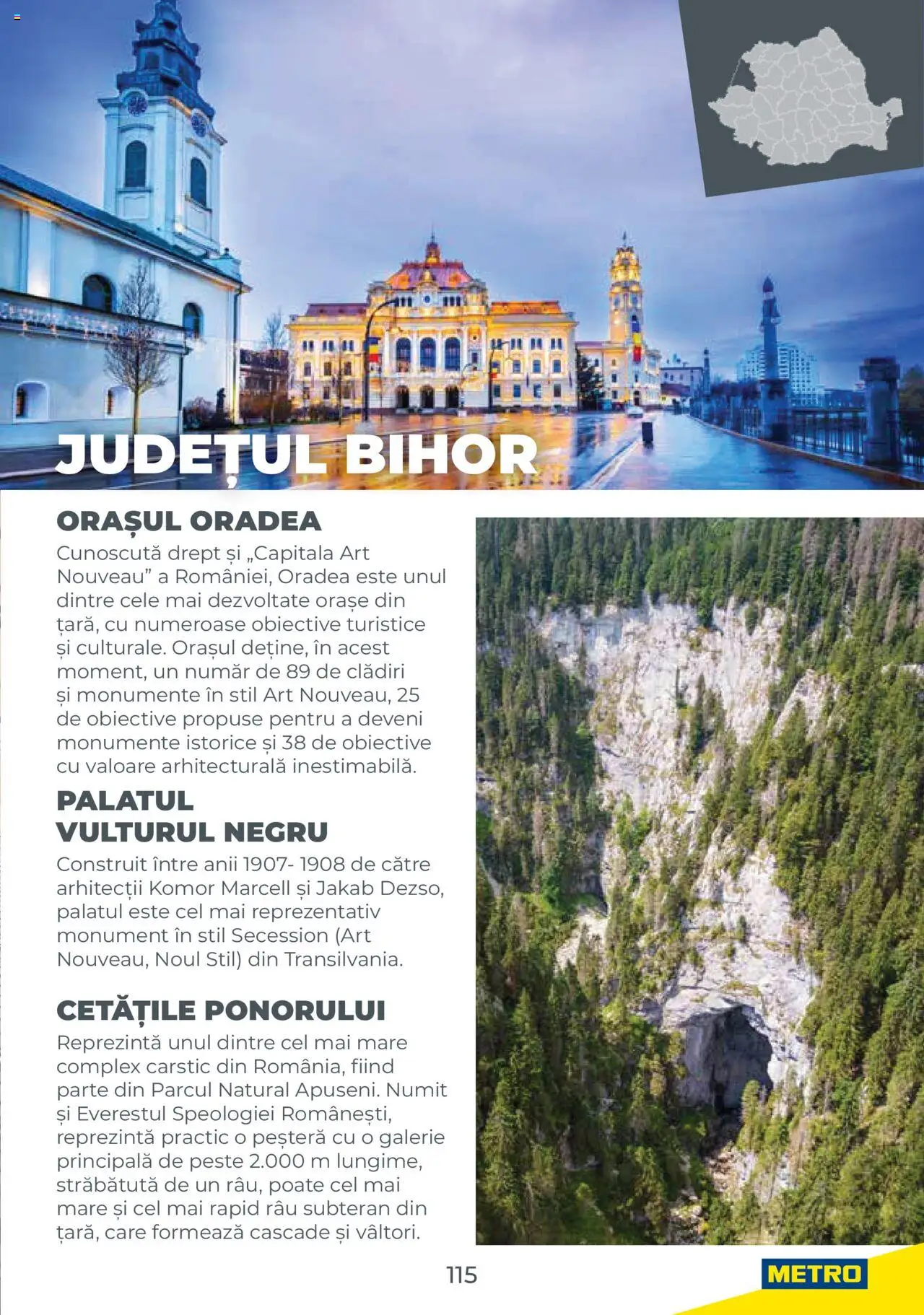 Metro catalog - Ghid de călătorie România – valabil de la 01.08.2025 | Pagină: 115 | Produse: Pește